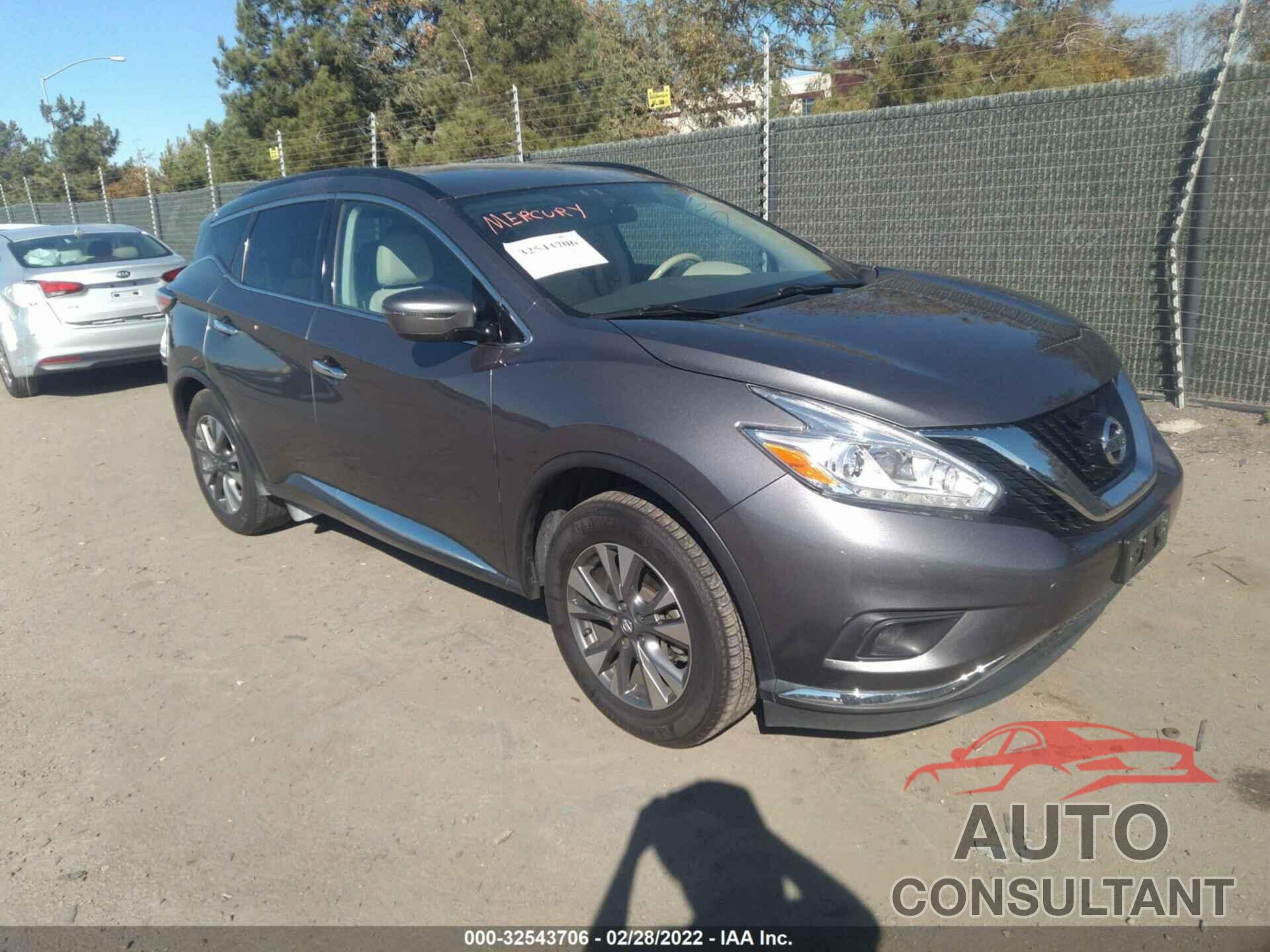 NISSAN MURANO 2017 - 5N1AZ2MG0HN101126