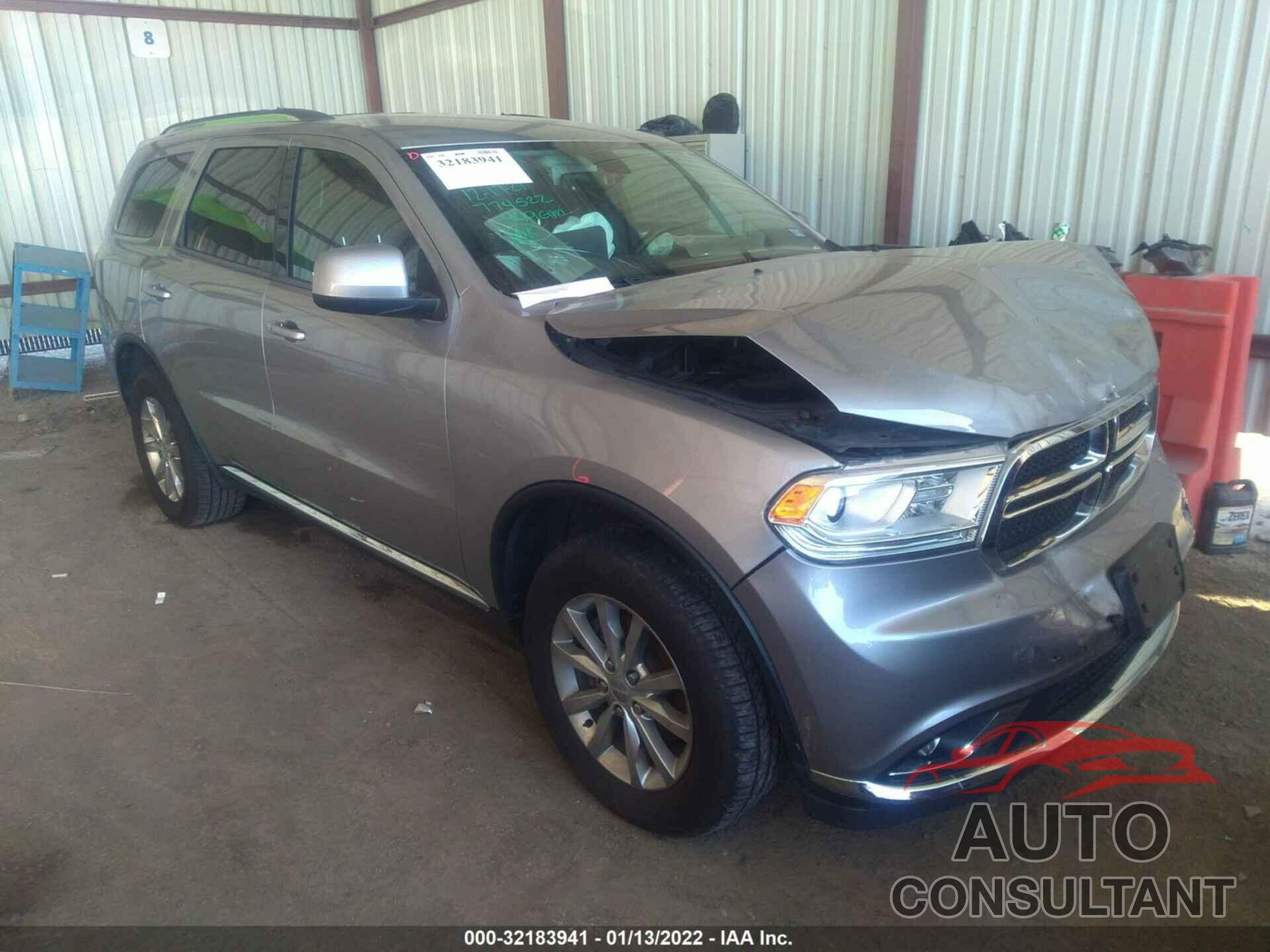DODGE DURANGO 2017 - 1C4RDJAG0HC766608