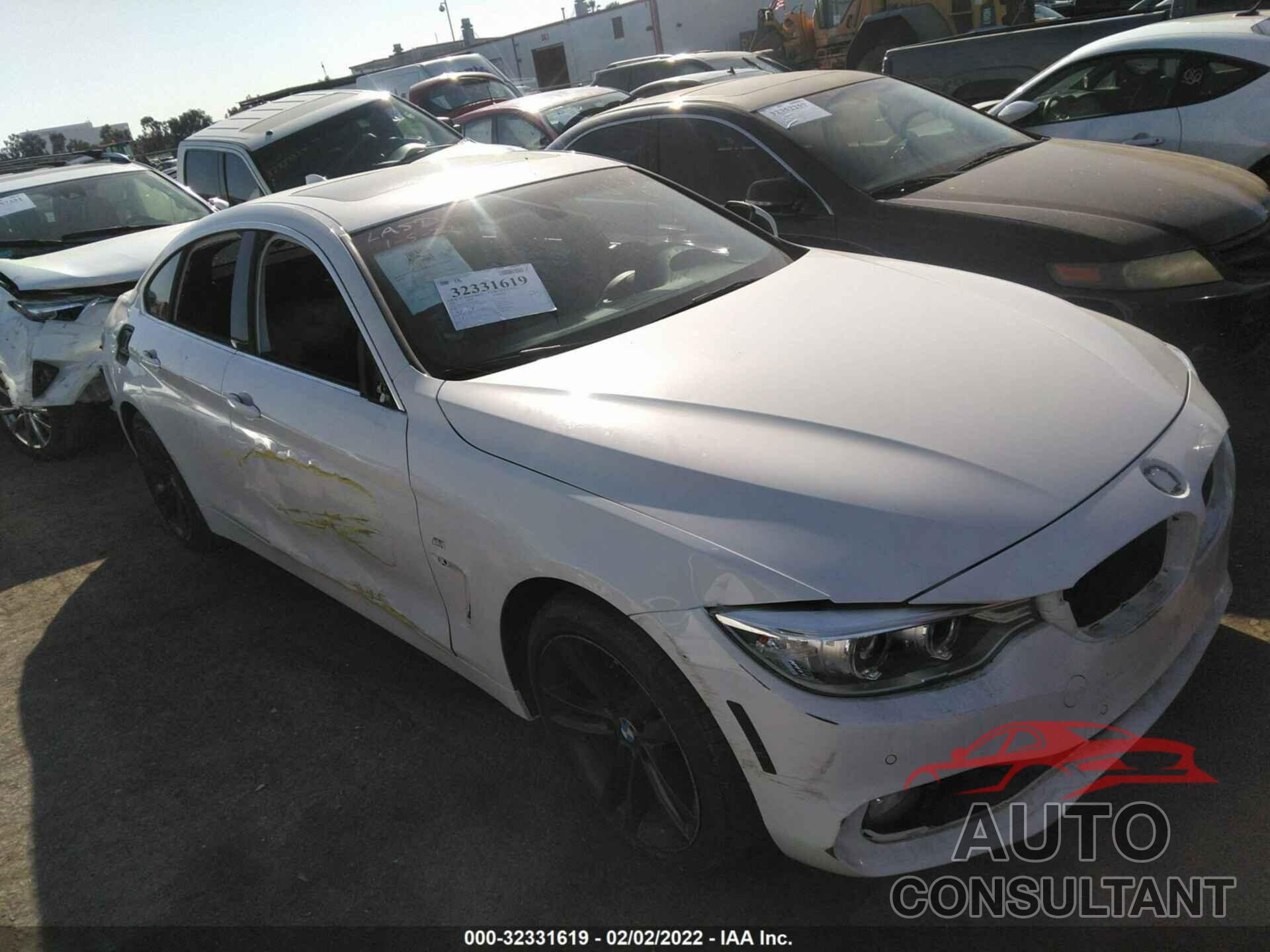 BMW 4 SERIES 2016 - WBA4A9C58GG505289