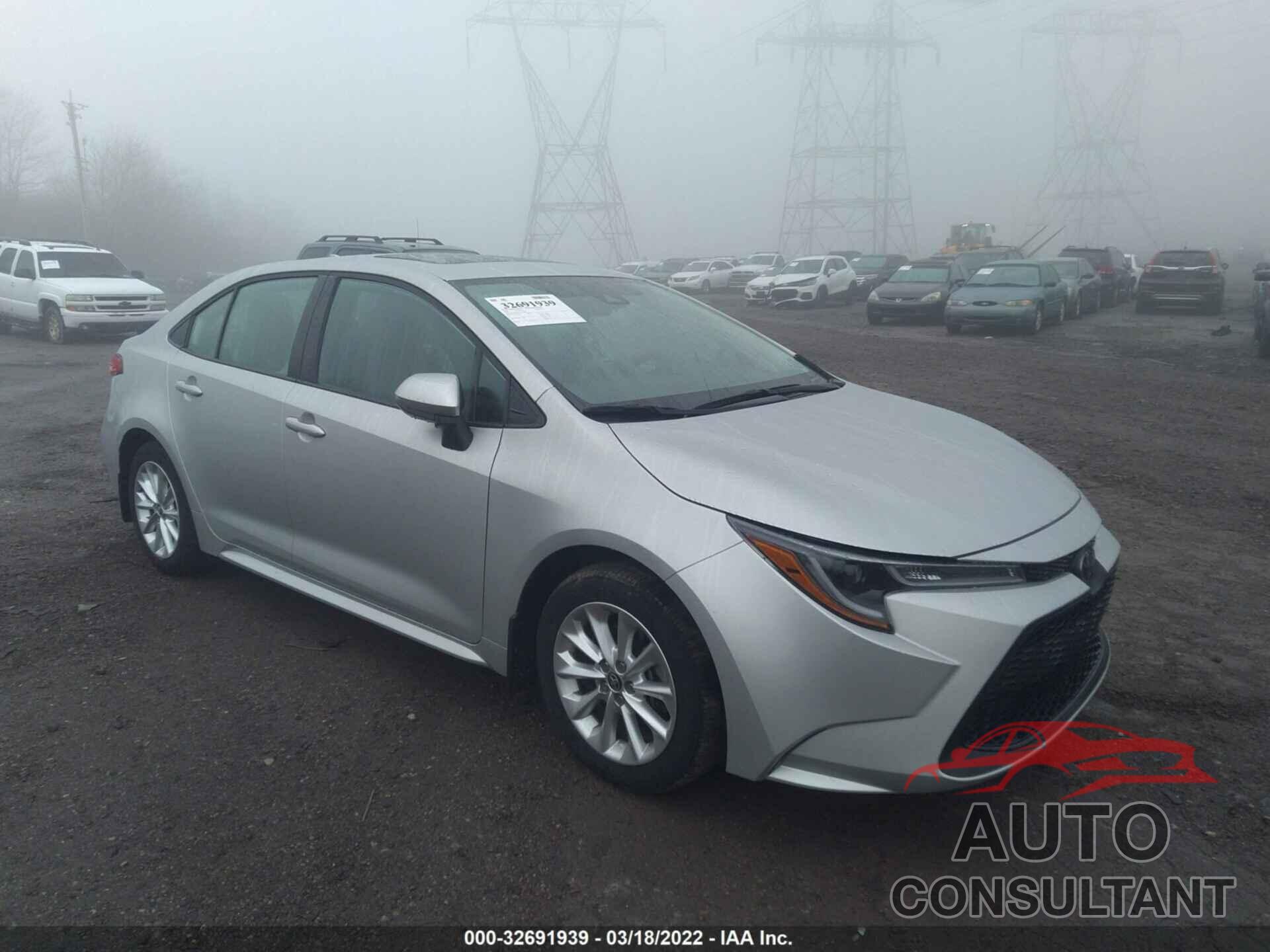 TOYOTA COROLLA 2020 - 5YFHPRAE5LP044499