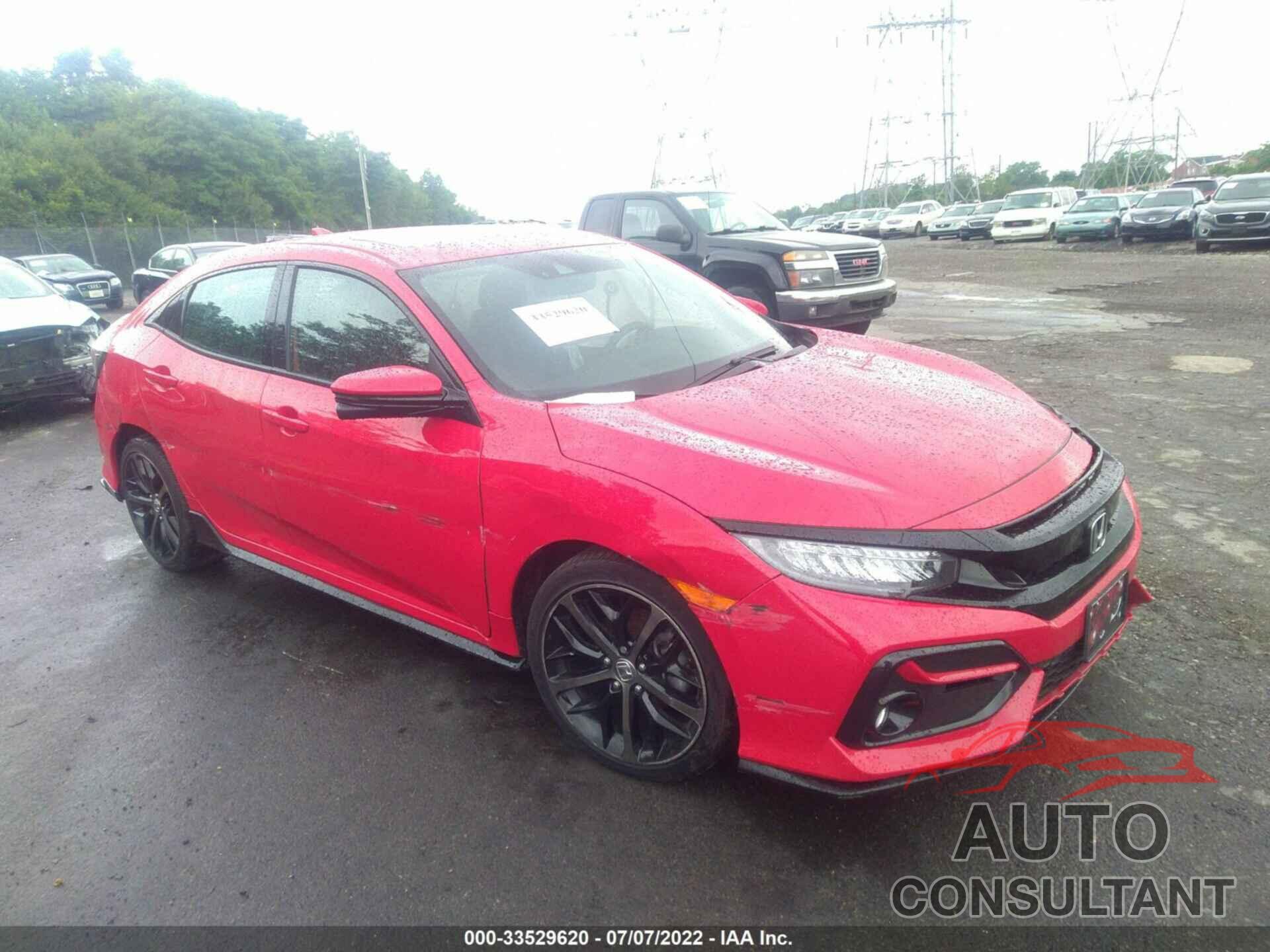 HONDA CIVIC HATCHBACK 2021 - SHHFK7H96MU404720
