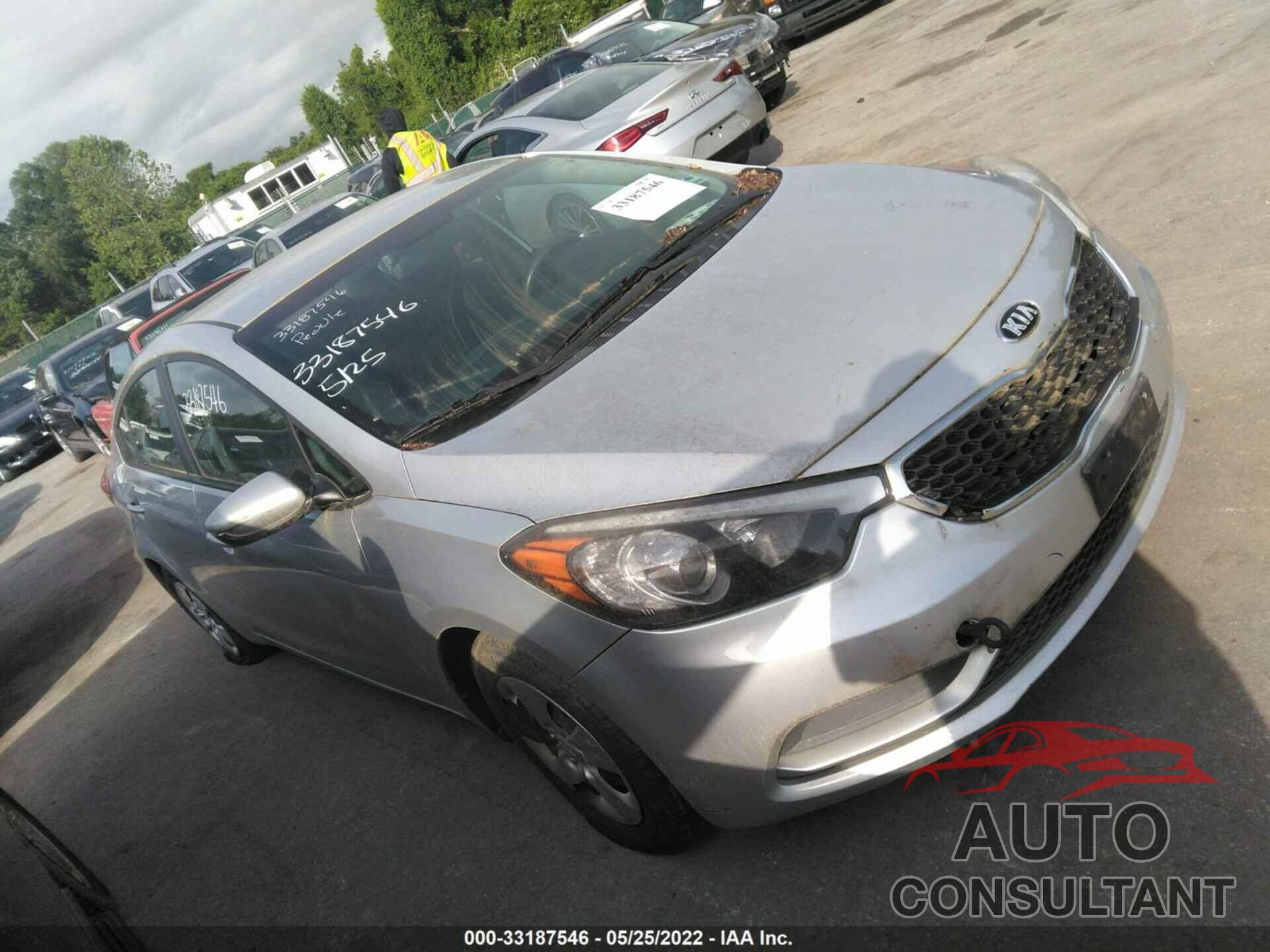 KIA FORTE 2016 - KNAFK4A65G5477614