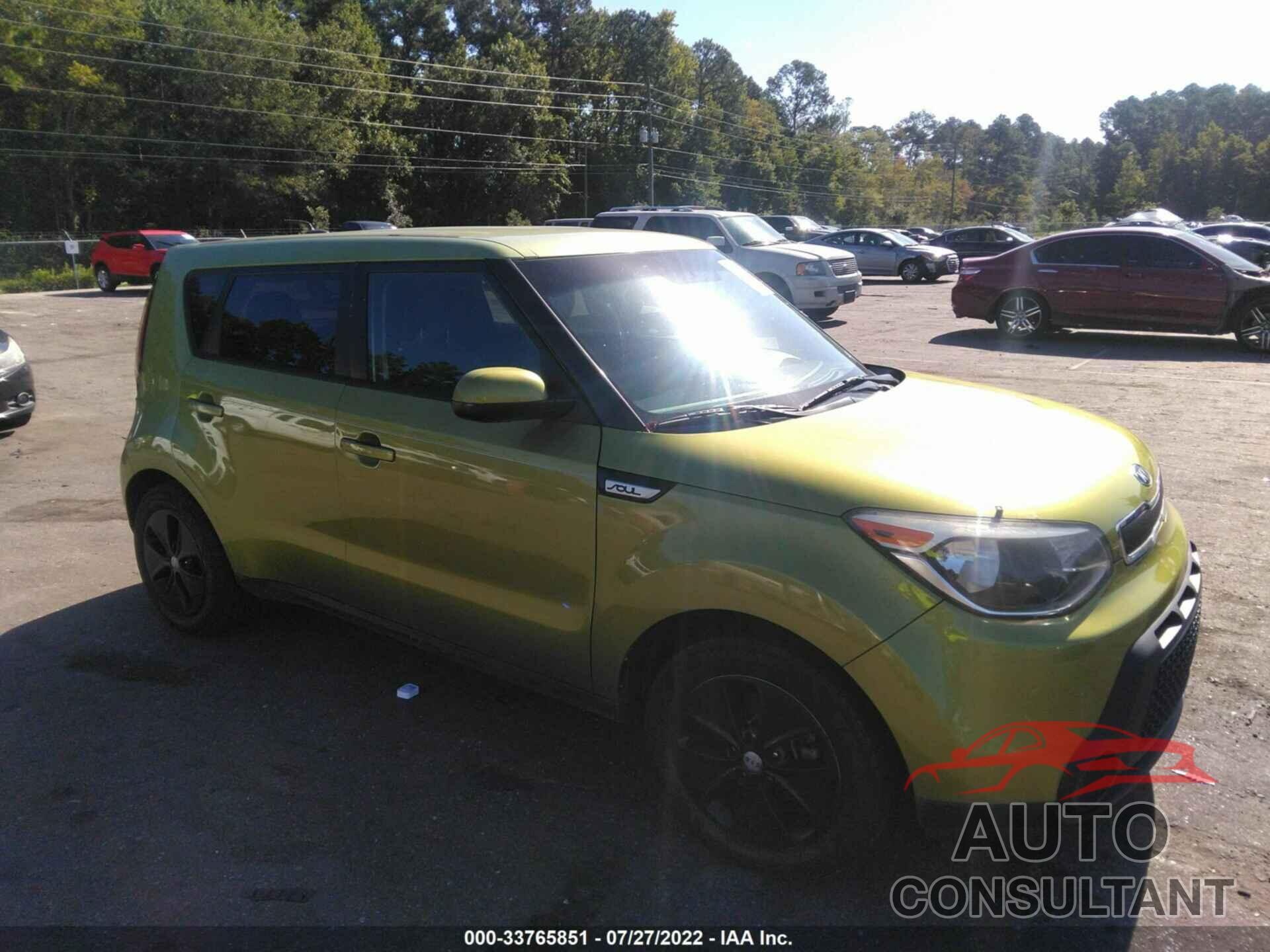 KIA SOUL 2016 - KNDJN2A27G7831451