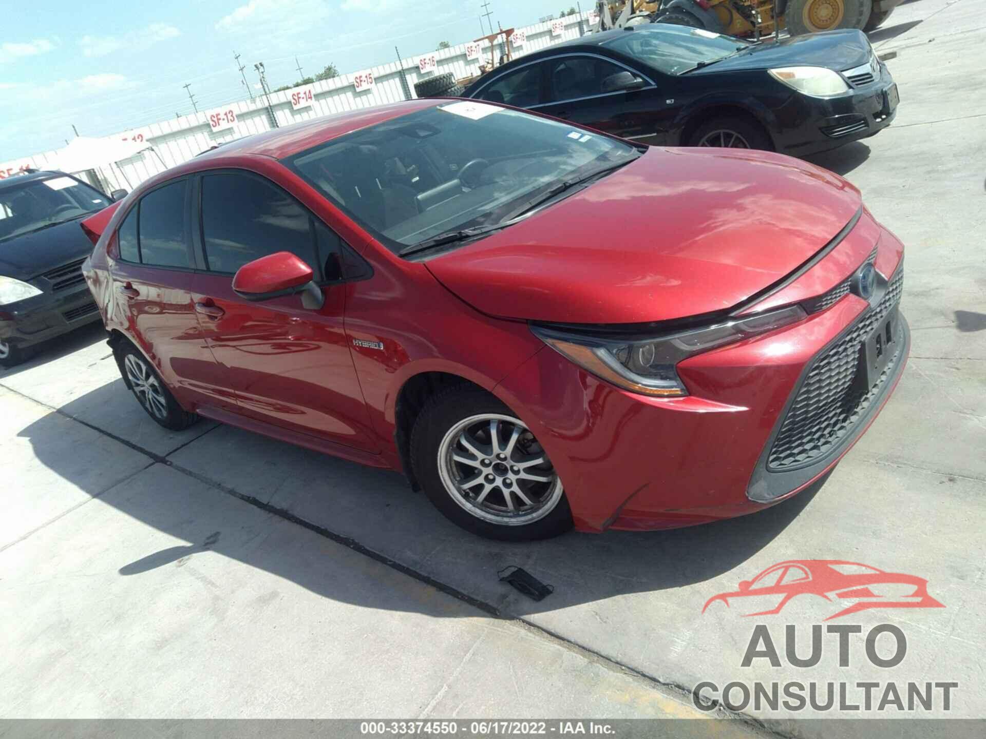 TOYOTA COROLLA 2020 - JTDEBRBE4LJ003723