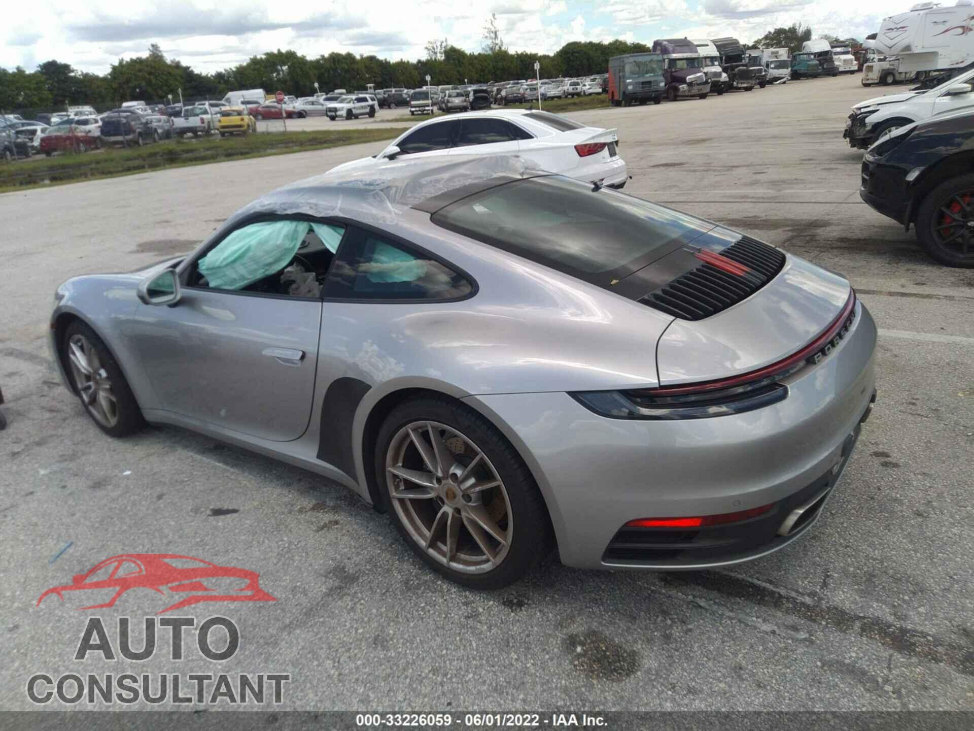 PORSCHE 911 2021 - WP0AA2A92MS205193
