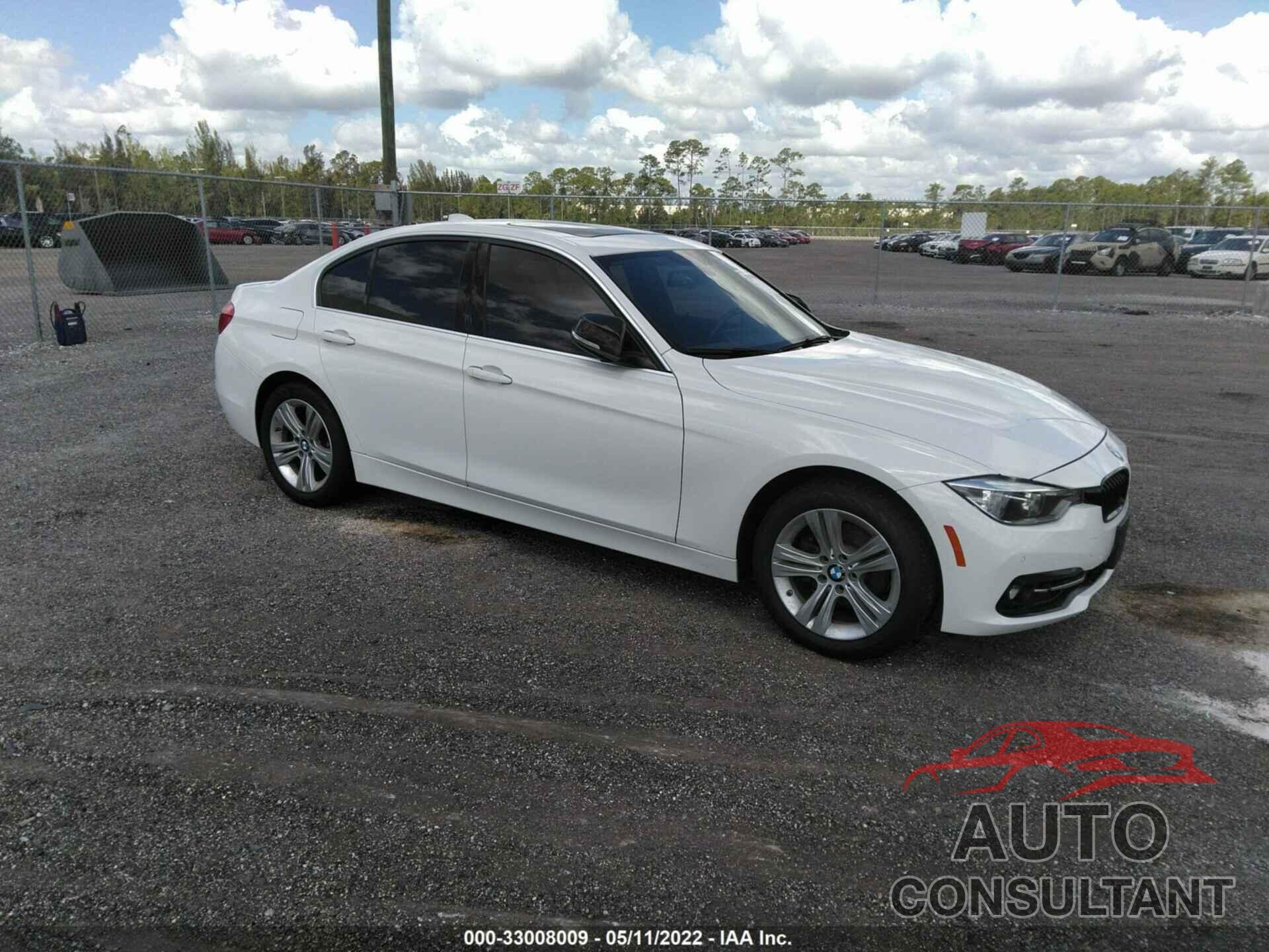 BMW 3 SERIES 2017 - WBA8D9G55HNU59873