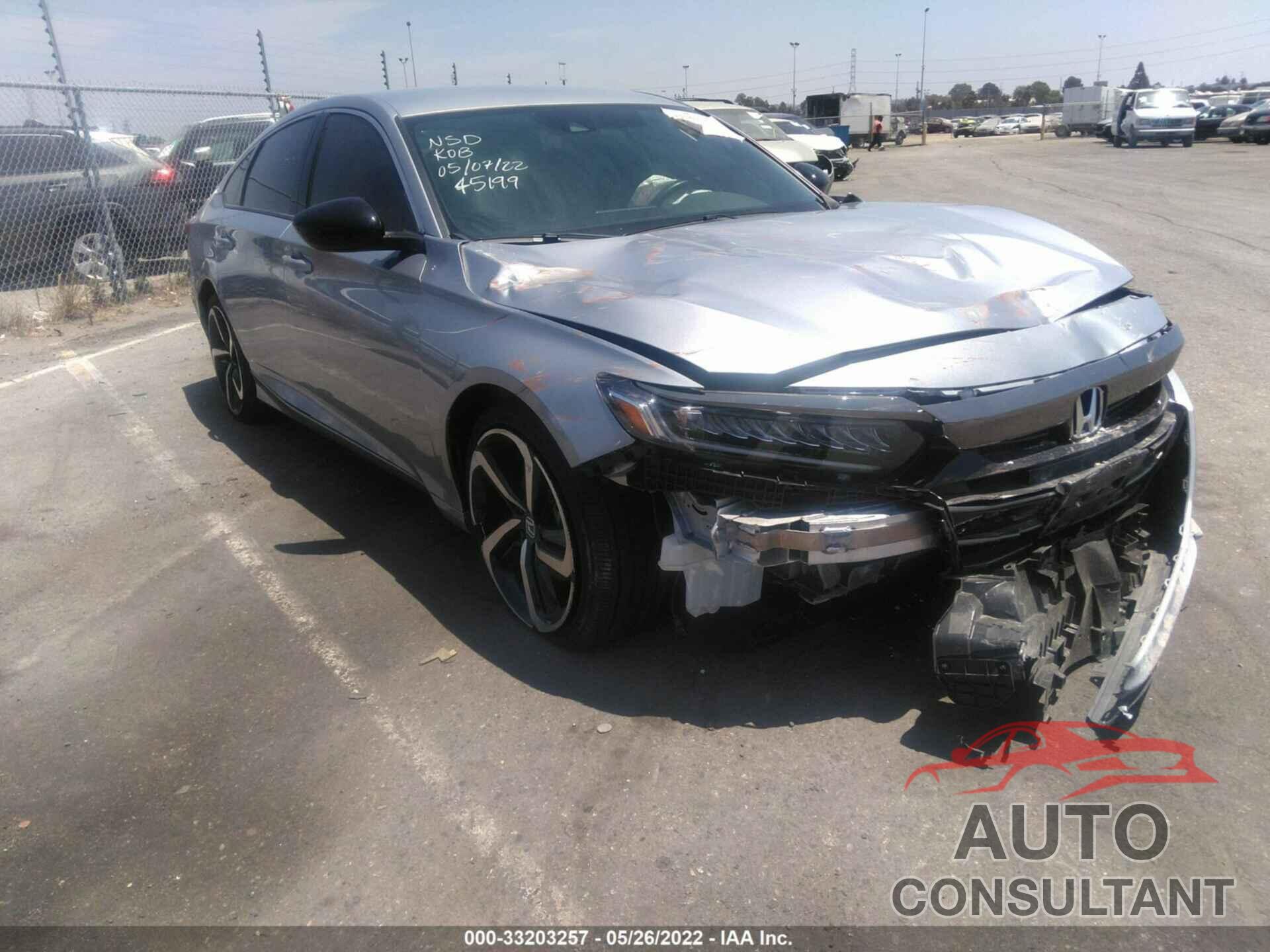 HONDA ACCORD SEDAN 2021 - 1HGCV1F32MA115139