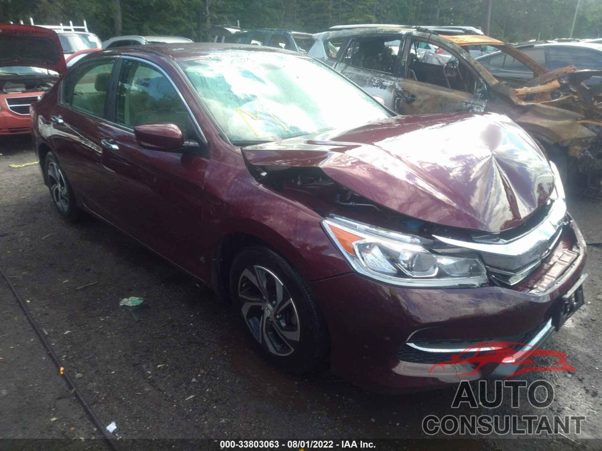 HONDA ACCORD SEDAN 2016 - 1HGCR2F37GA084436