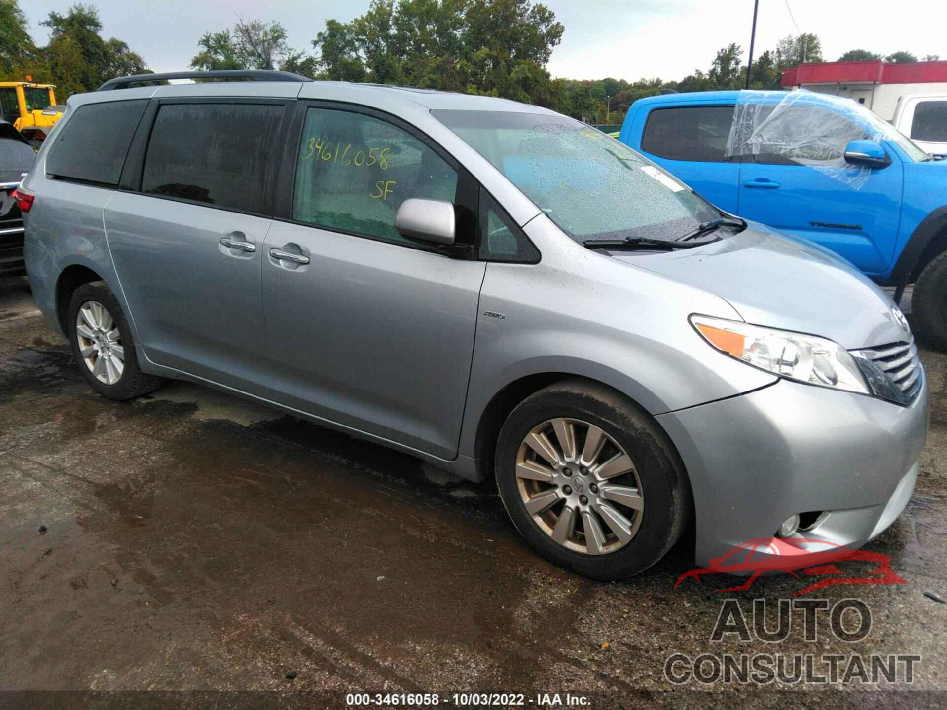 TOYOTA SIENNA 2017 - 5TDDZ3DC0HS155654