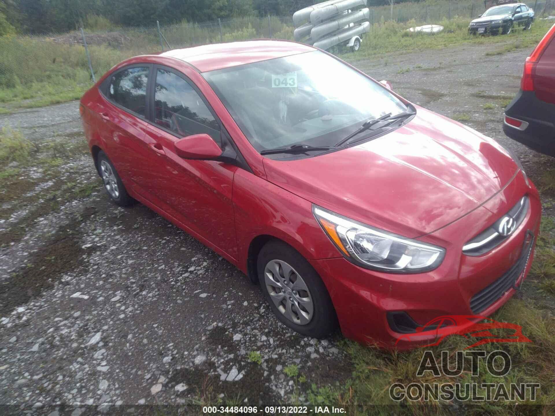 HYUNDAI ACCENT 2016 - KMHCT4AE9GU067393