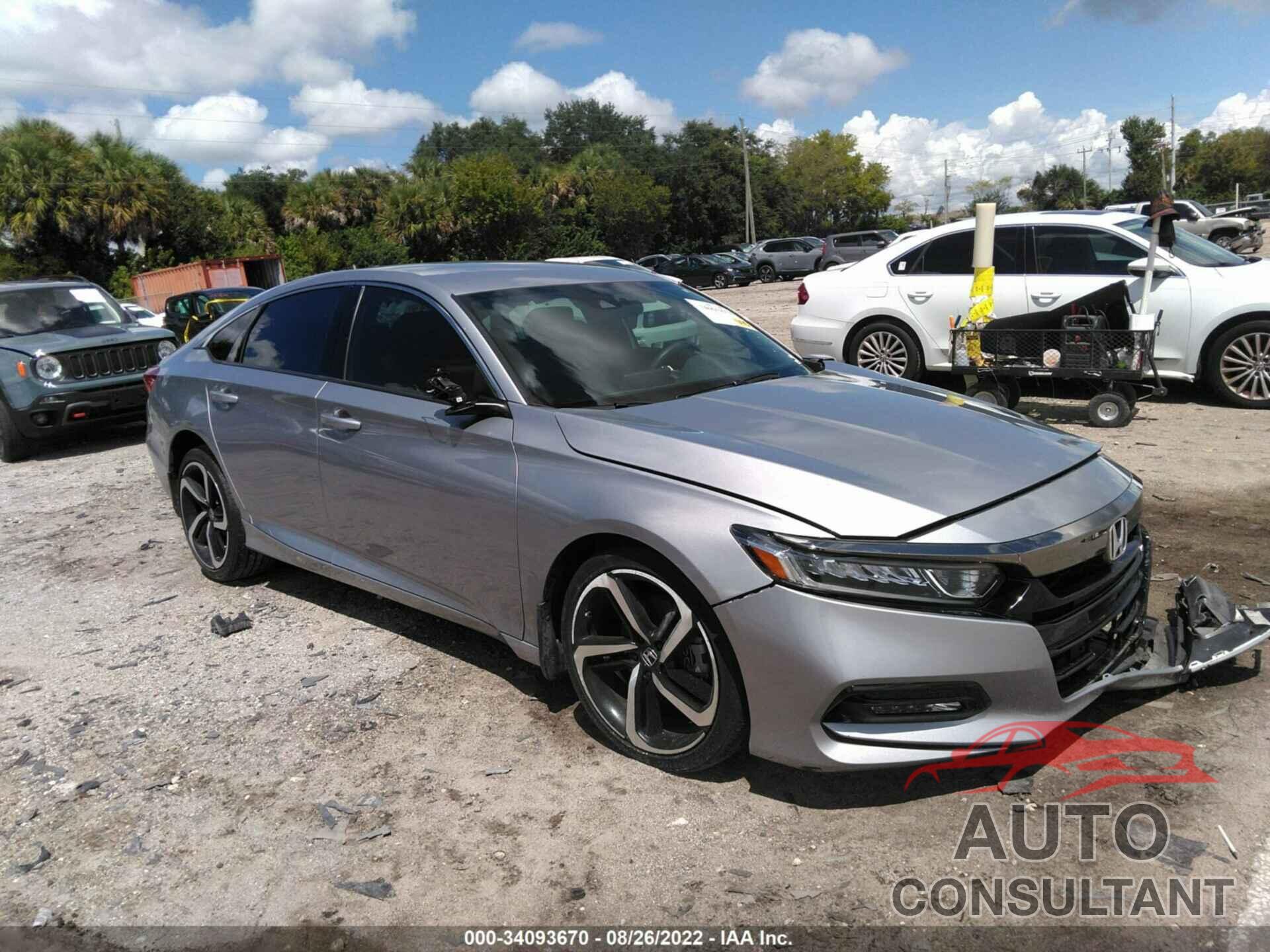 HONDA ACCORD SEDAN 2019 - 1HGCV1F38KA016578