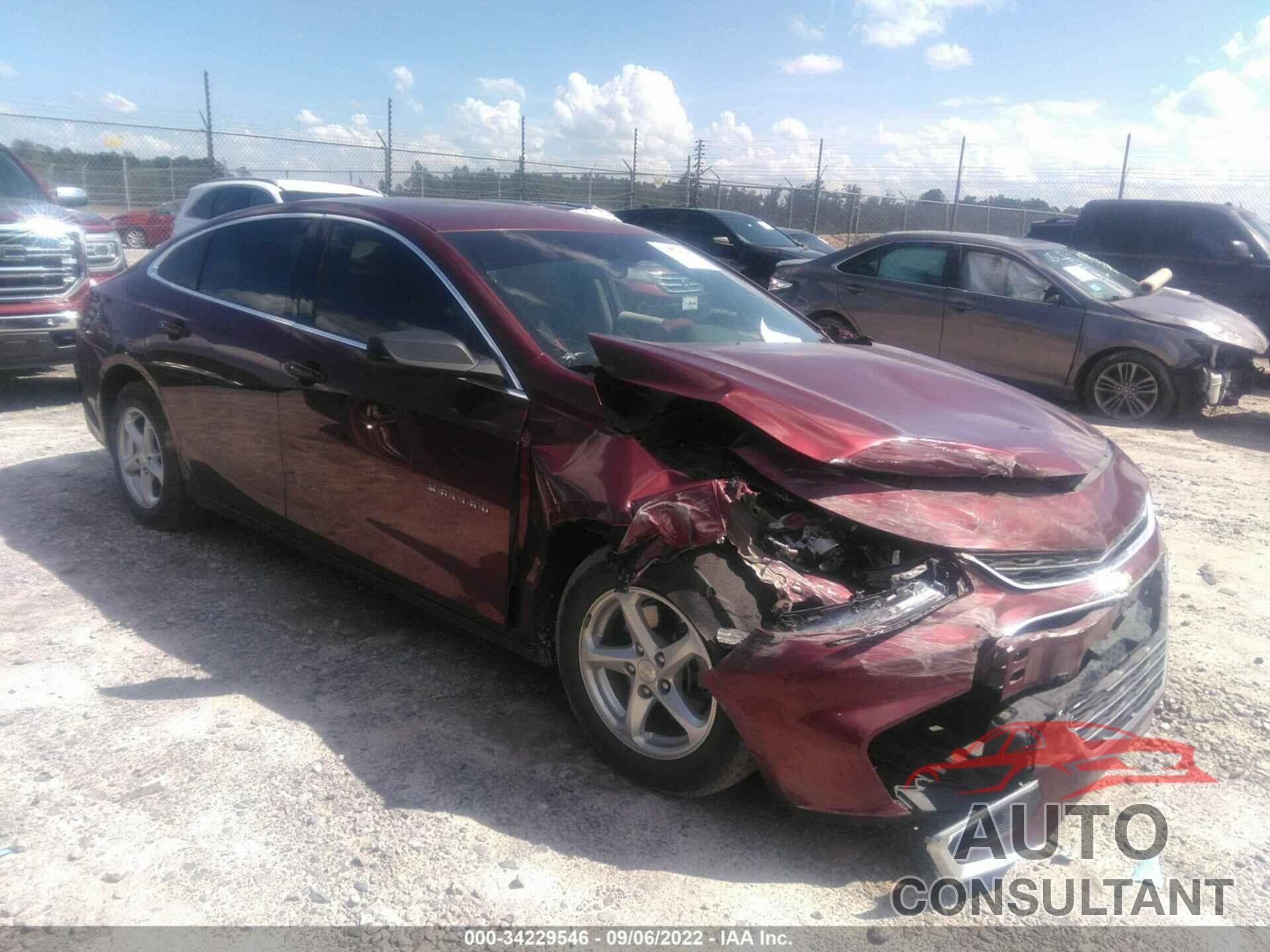 CHEVROLET MALIBU 2016 - 1G1ZB5ST9GF304580