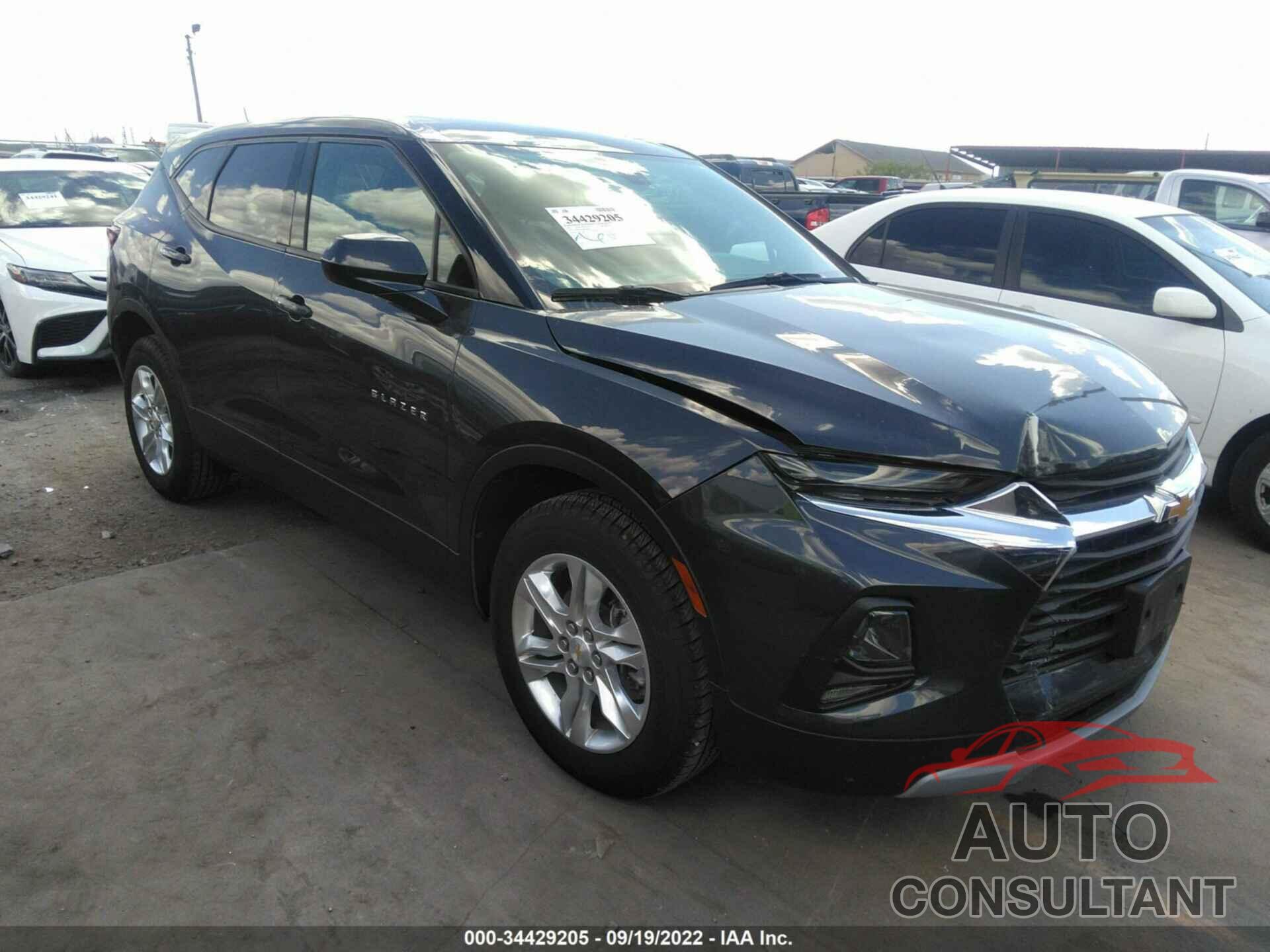 CHEVROLET BLAZER 2021 - 3GNKBCRS9MS565247