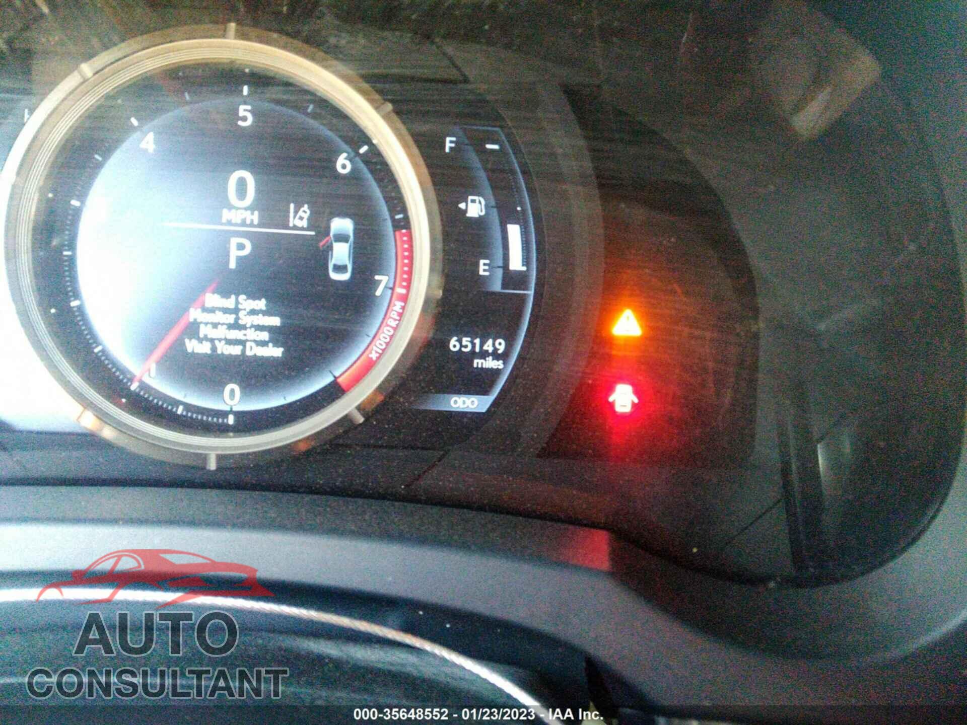 LEXUS IS 2017 - JTHBE1D24H5031213