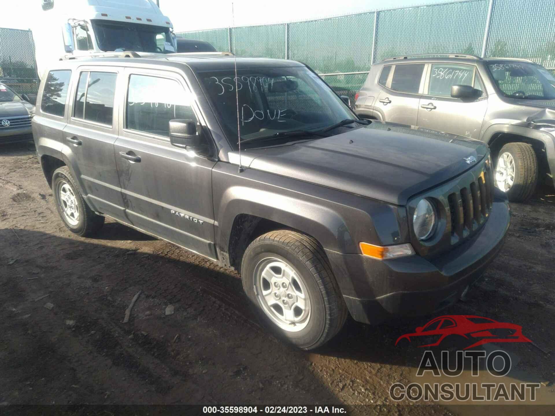 JEEP PATRIOT 2017 - 1C4NJPBBXHD103893