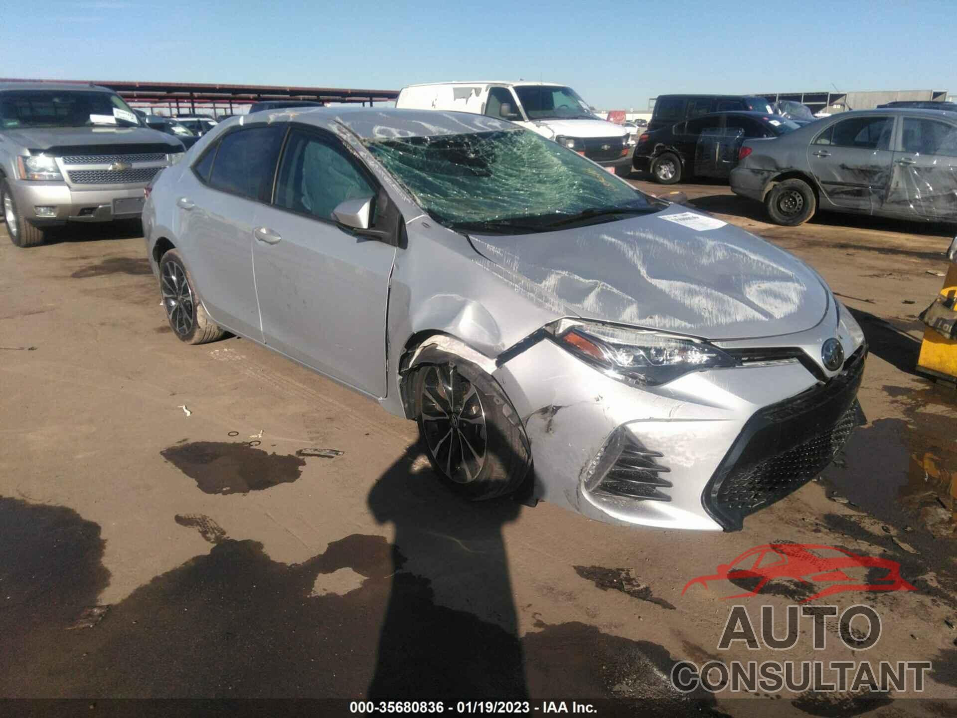 TOYOTA COROLLA 2019 - 2T1BURHE3KC183016