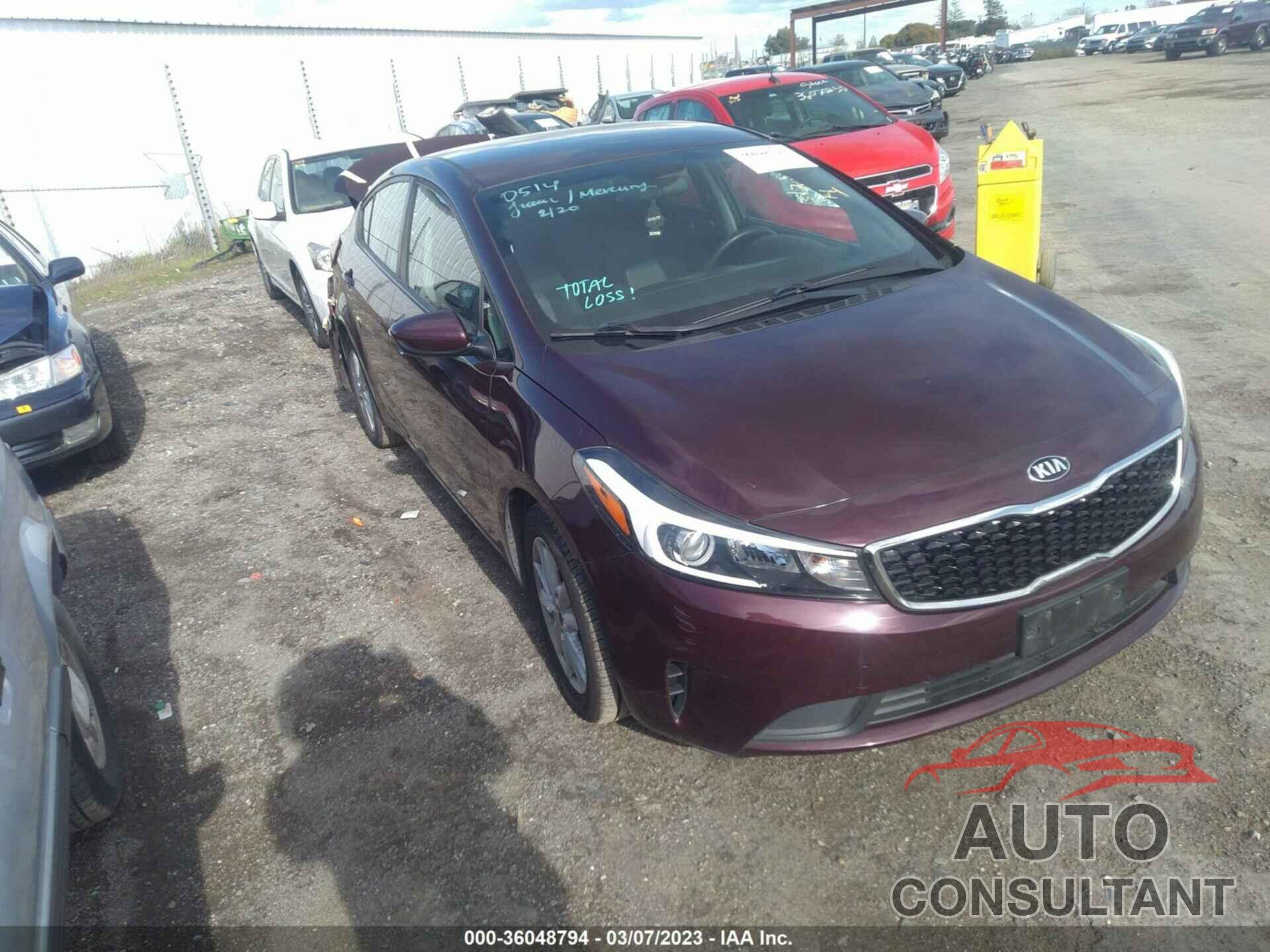 KIA FORTE 2017 - 3KPFL4A73HE153382