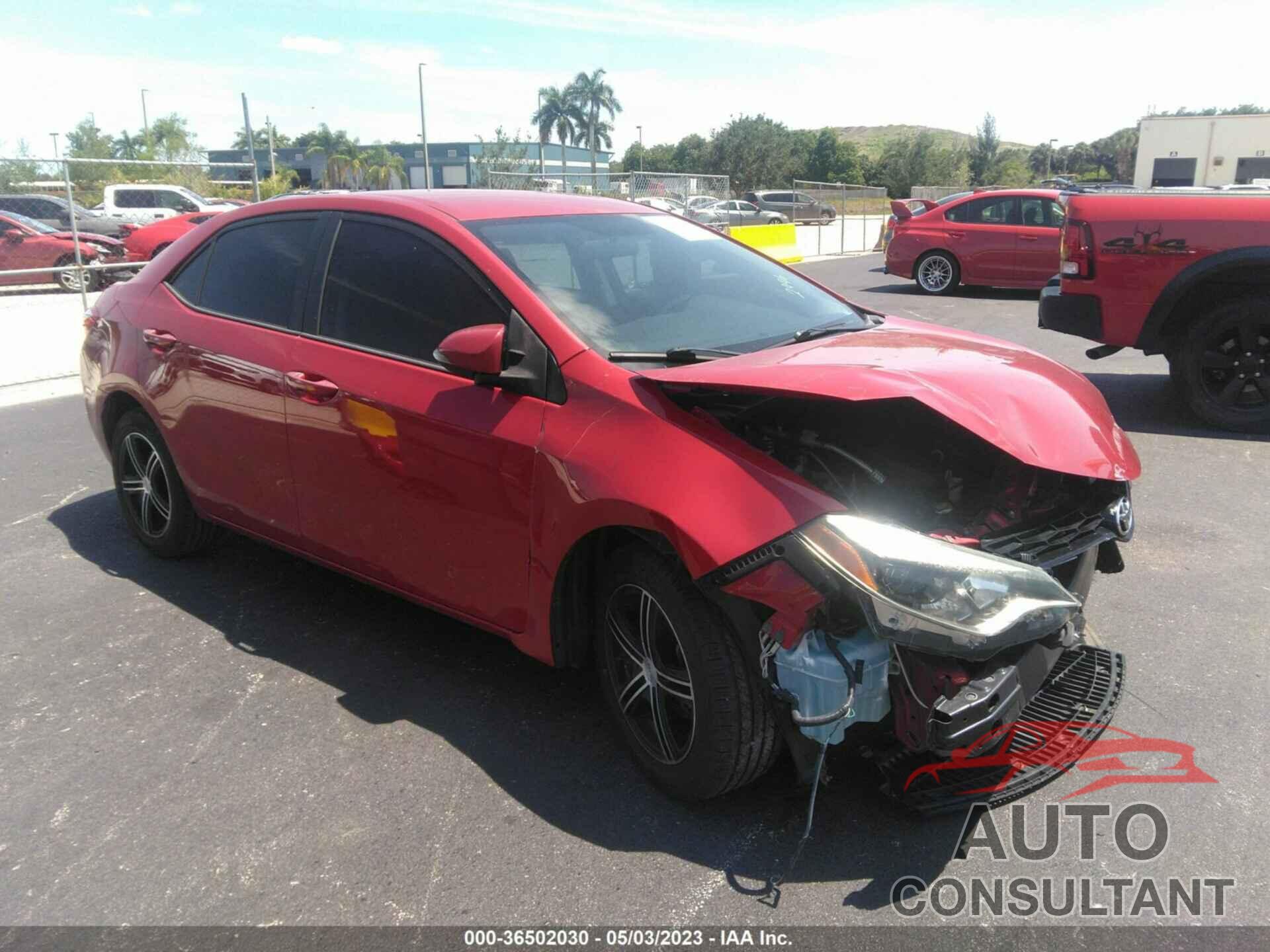 TOYOTA COROLLA 2016 - 2T1BURHEXGC542496