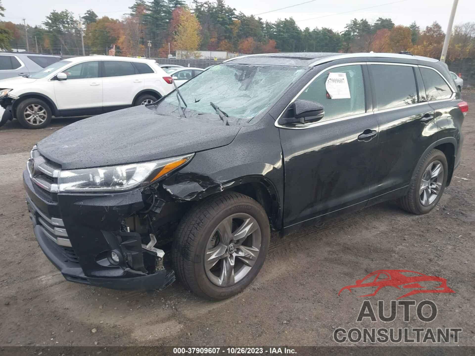 TOYOTA HIGHLANDER 2019 - 5TDDZRFH7KS729623