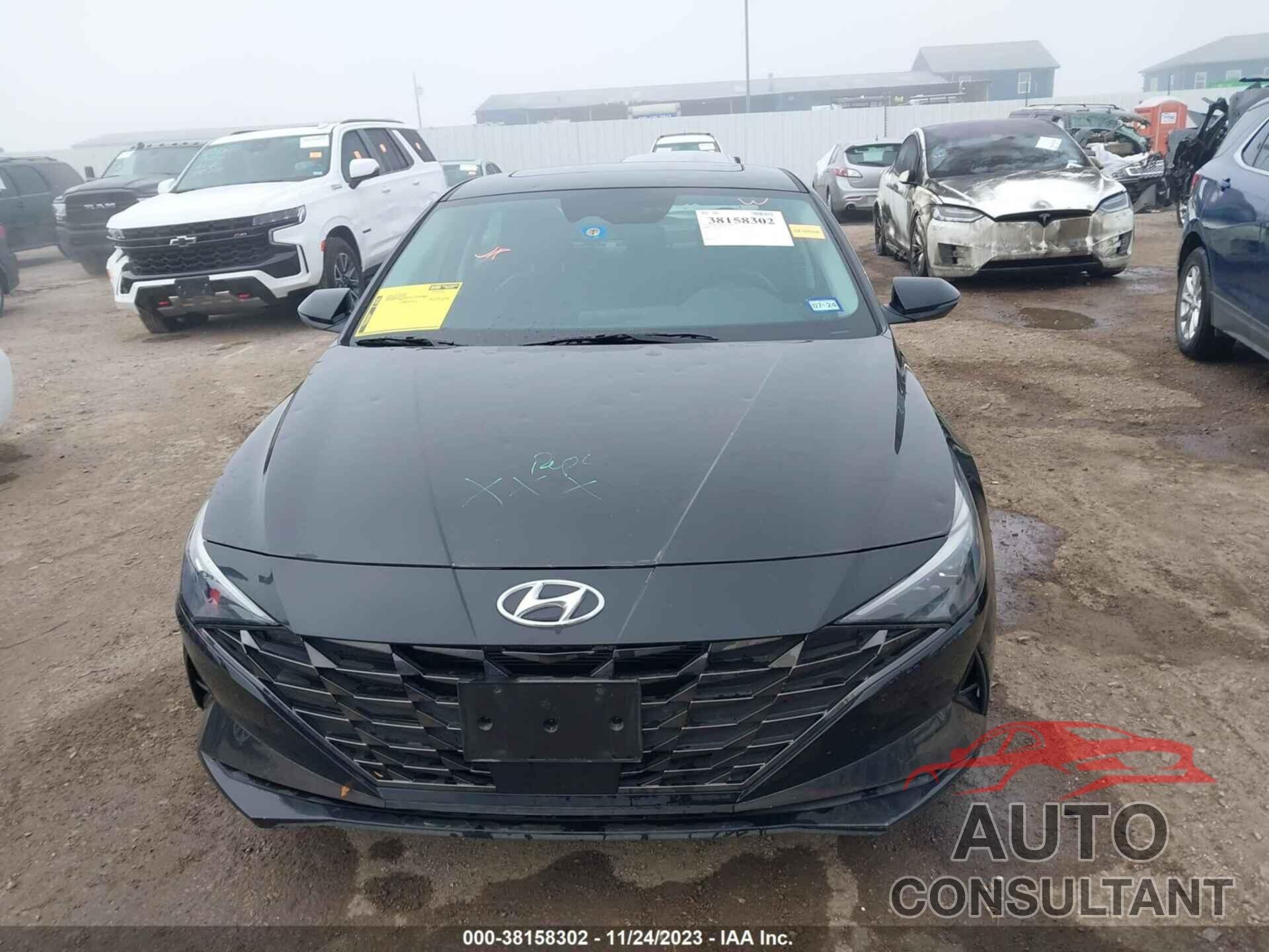 HYUNDAI ELANTRA HYBRID 2022 - KMHLN4AJ1NU031637