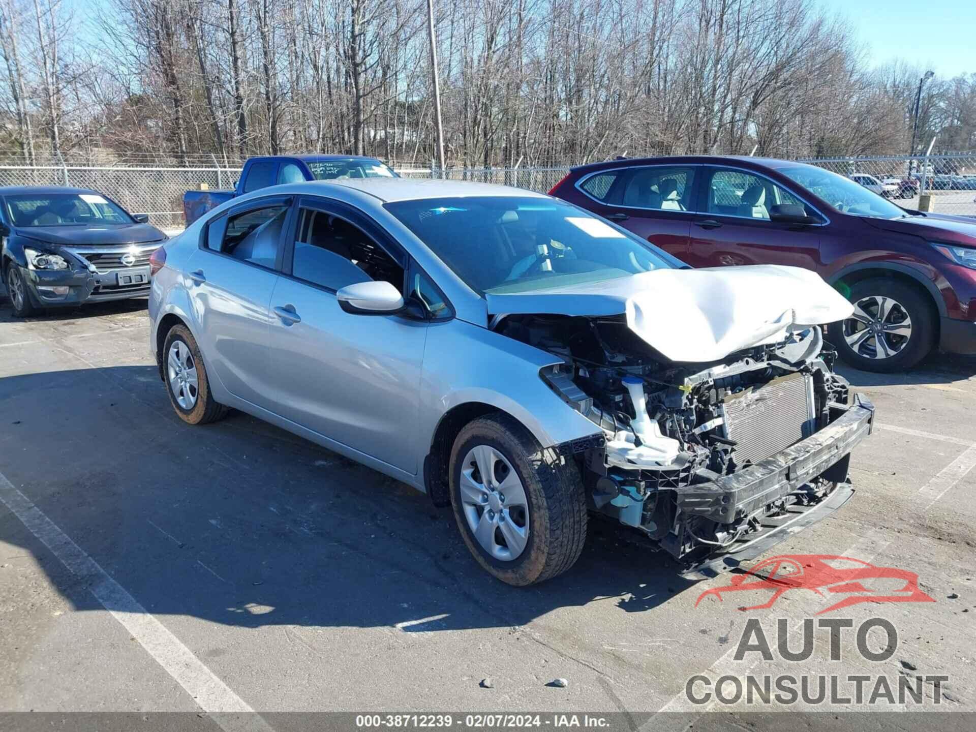 KIA FORTE 2017 - 3KPFK4A75HE098727