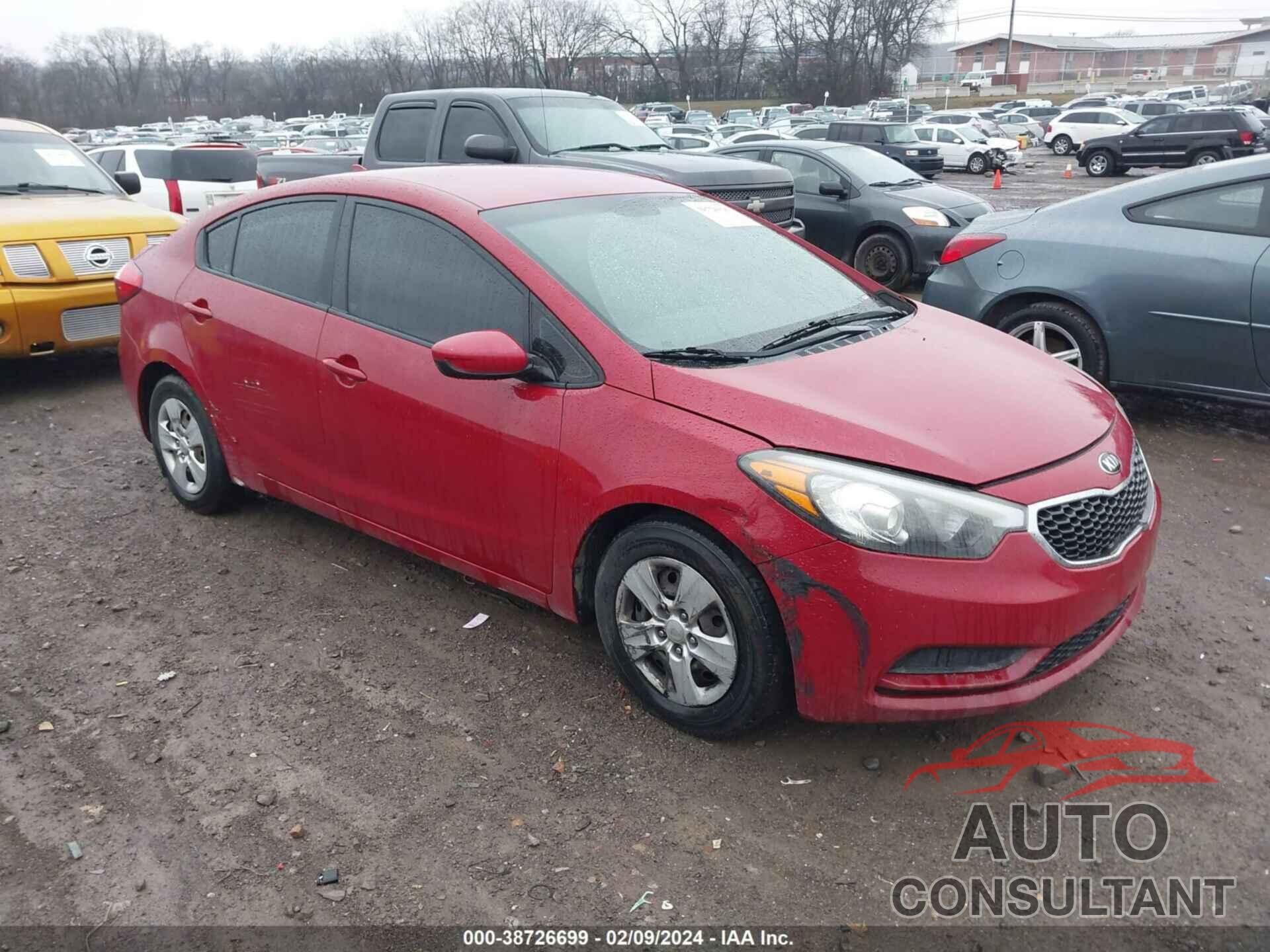 KIA FORTE 2016 - KNAFK4A6XG5564280