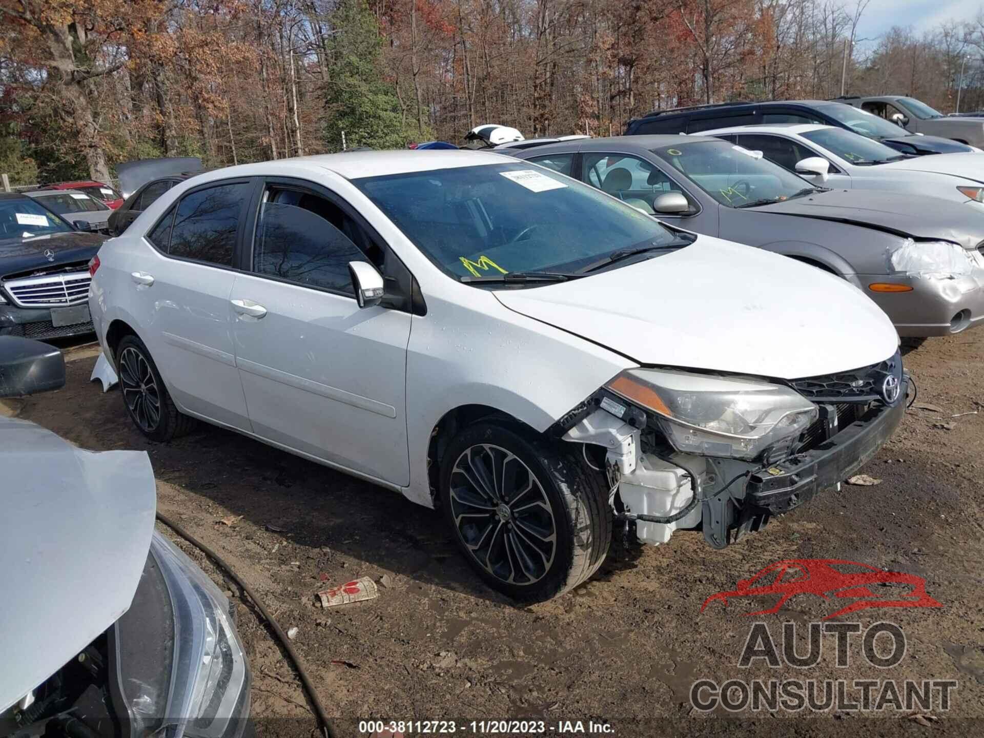 TOYOTA COROLLA 2015 - 2T1BURHE3FC280254