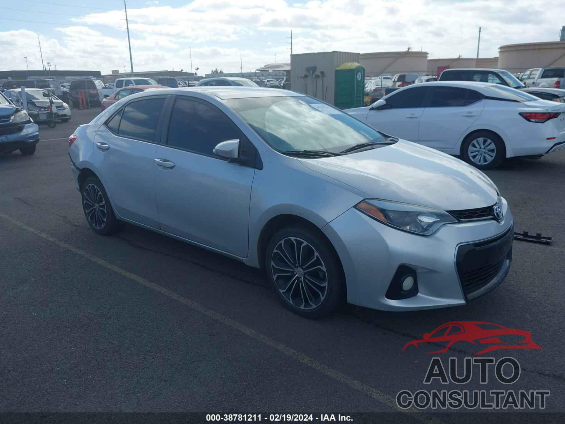 TOYOTA COROLLA 2016 - 5YFBURHE0GP444304