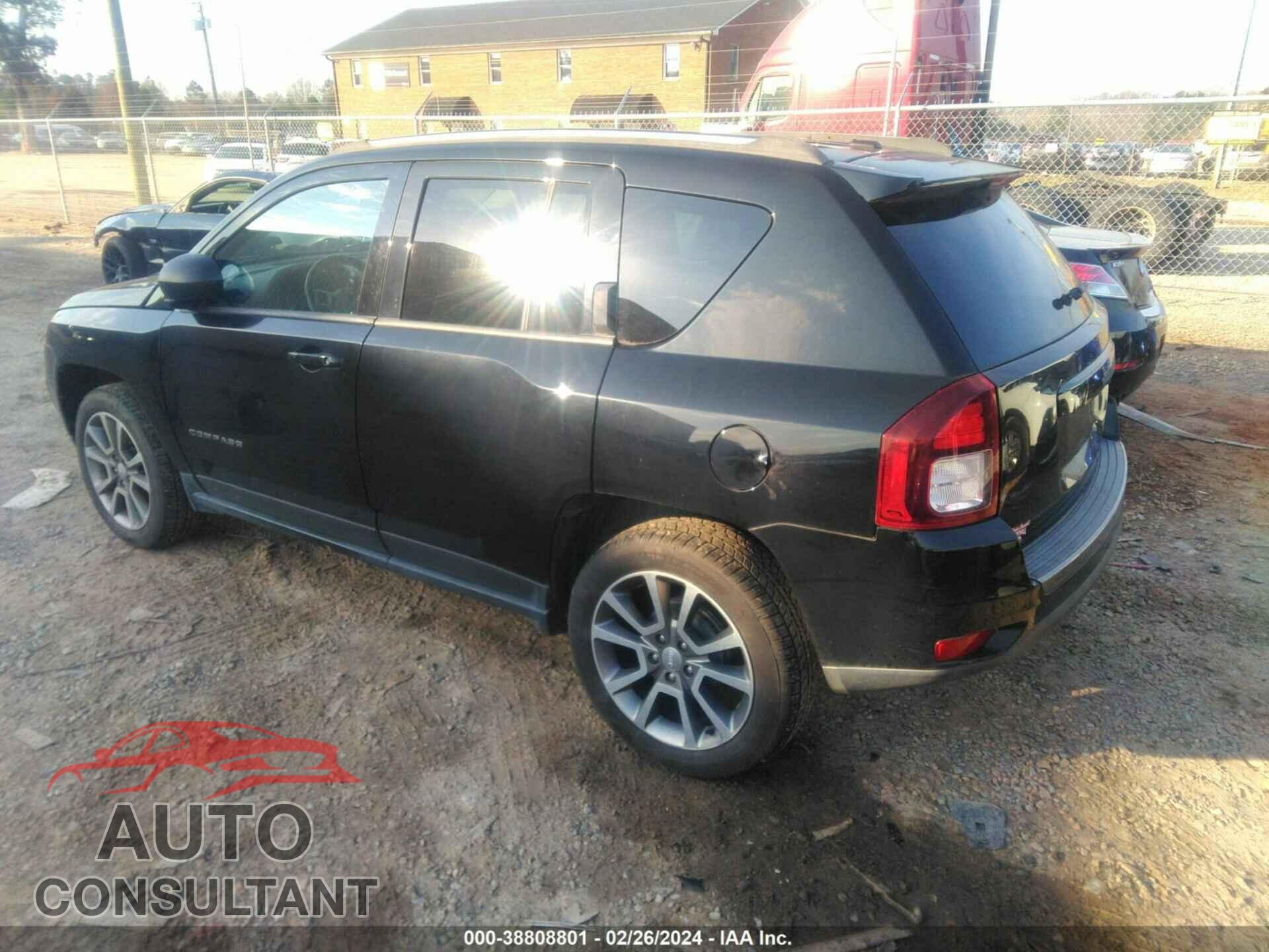 JEEP COMPASS 2017 - 1C4NJCBAXHD186418