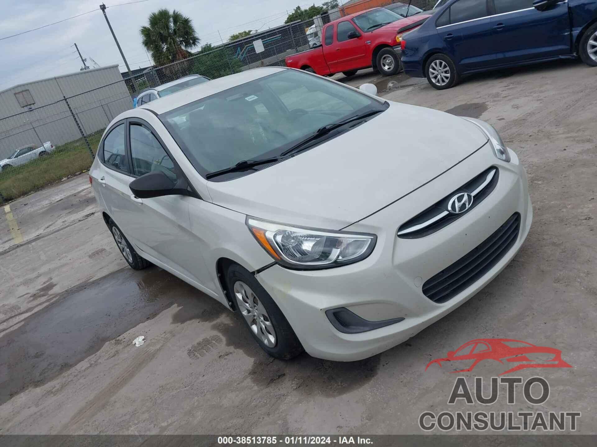 HYUNDAI ACCENT 2016 - KMHCT4AE7GU964910