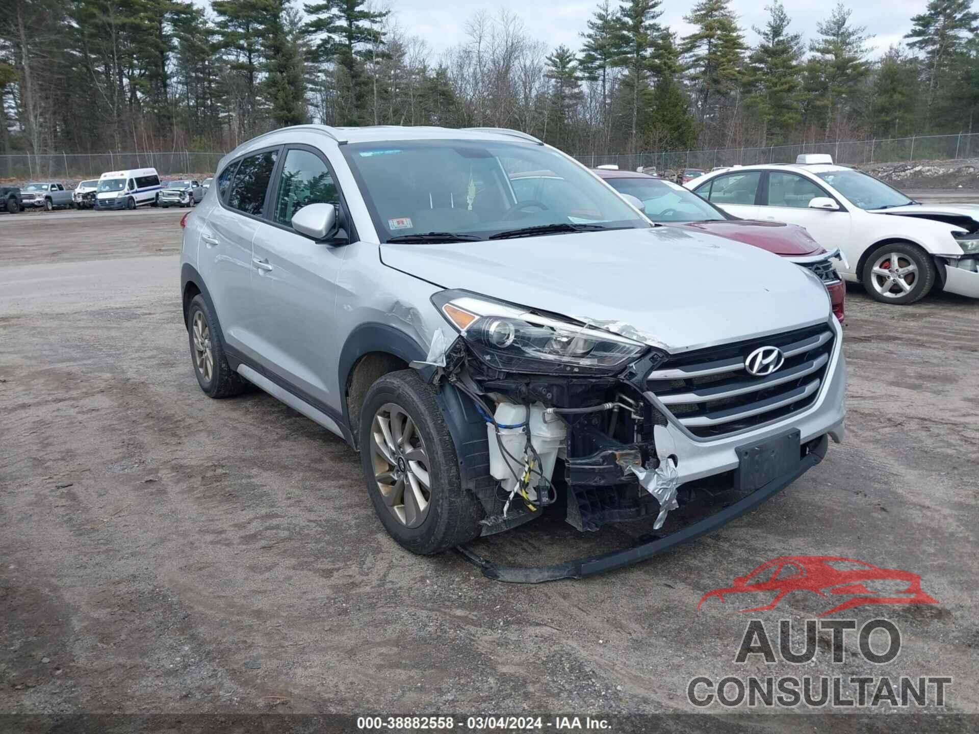 HYUNDAI TUCSON 2017 - KM8J3CA40HU508550