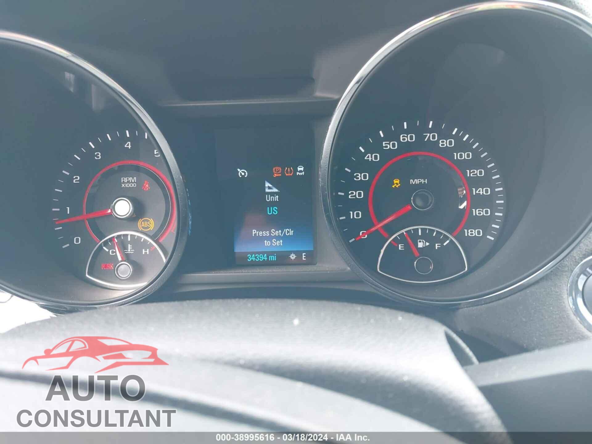 CHEVROLET SS 2017 - 6G3F25RW3HL300959