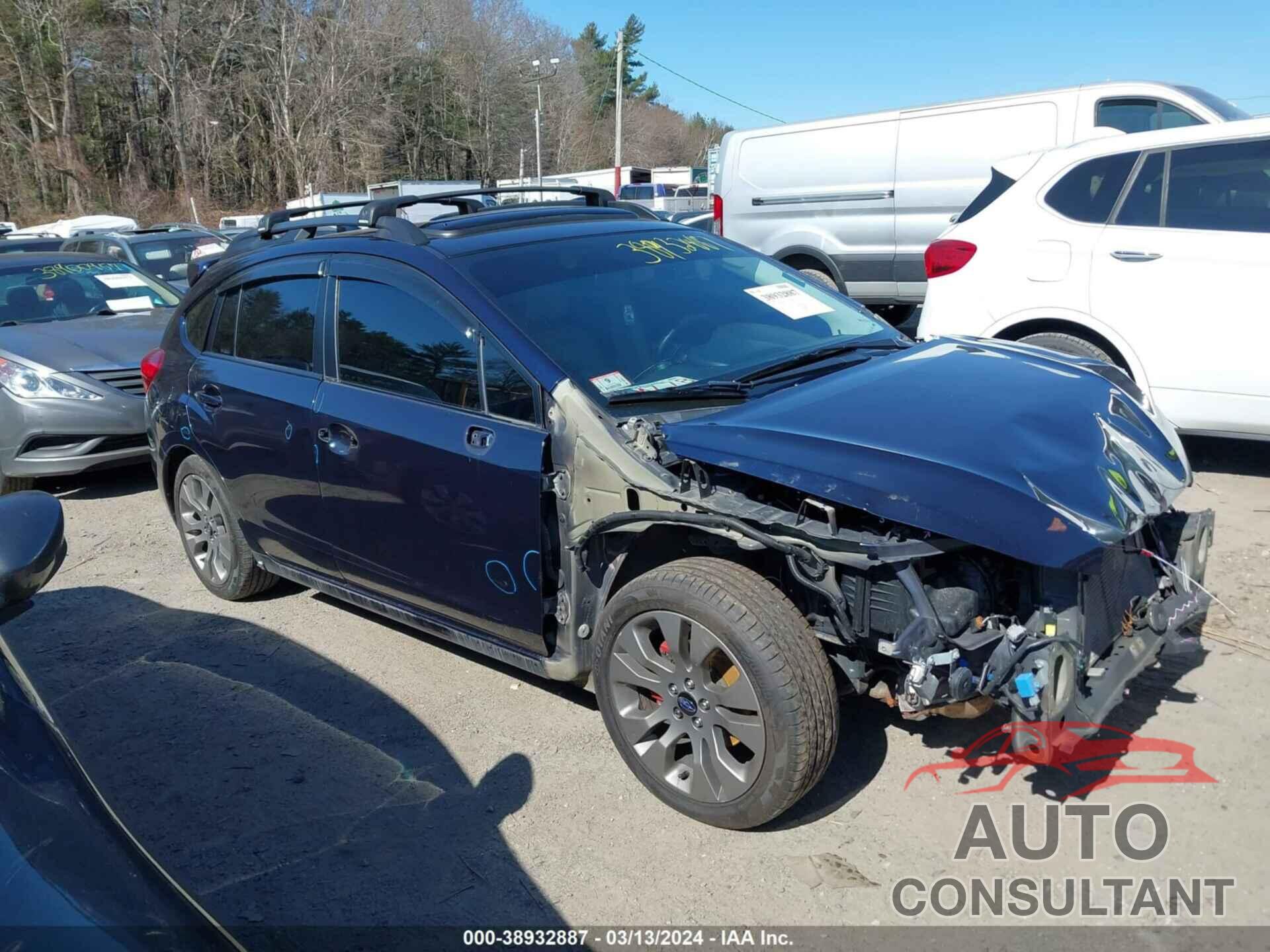 SUBARU IMPREZA 2016 - JF1GPAY69GH210400