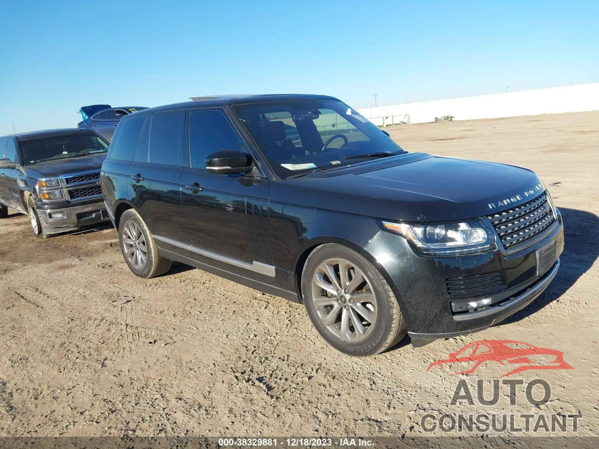 LAND ROVER RANGE ROVER 2016 - SALGR2PF2GA319813