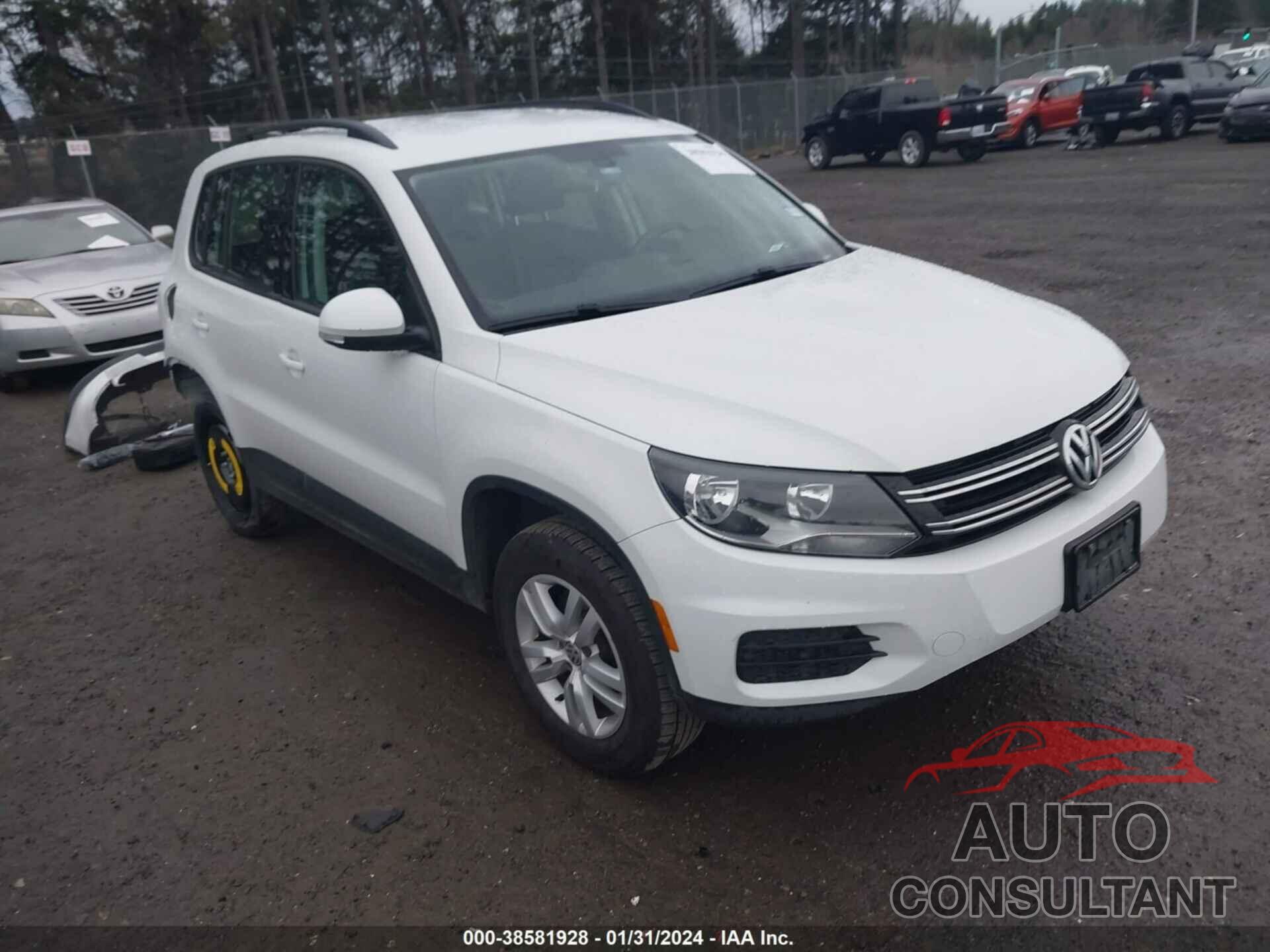 VOLKSWAGEN TIGUAN 2017 - WVGBV7AX4HK023615