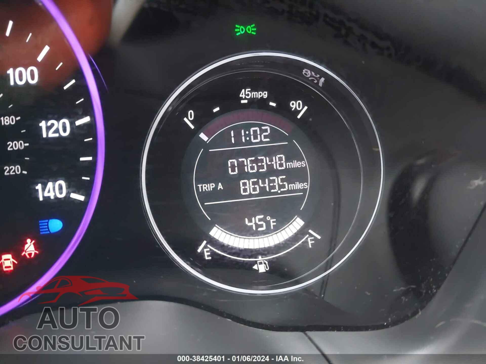 HONDA HR-V 2017 - 3CZRU5H59HG706751