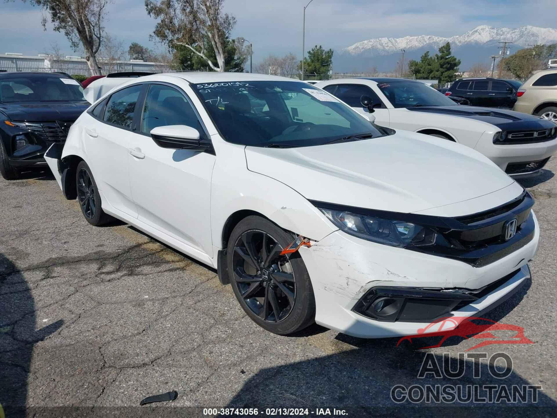 HONDA CIVIC 2020 - 19XFC2F83LE215135