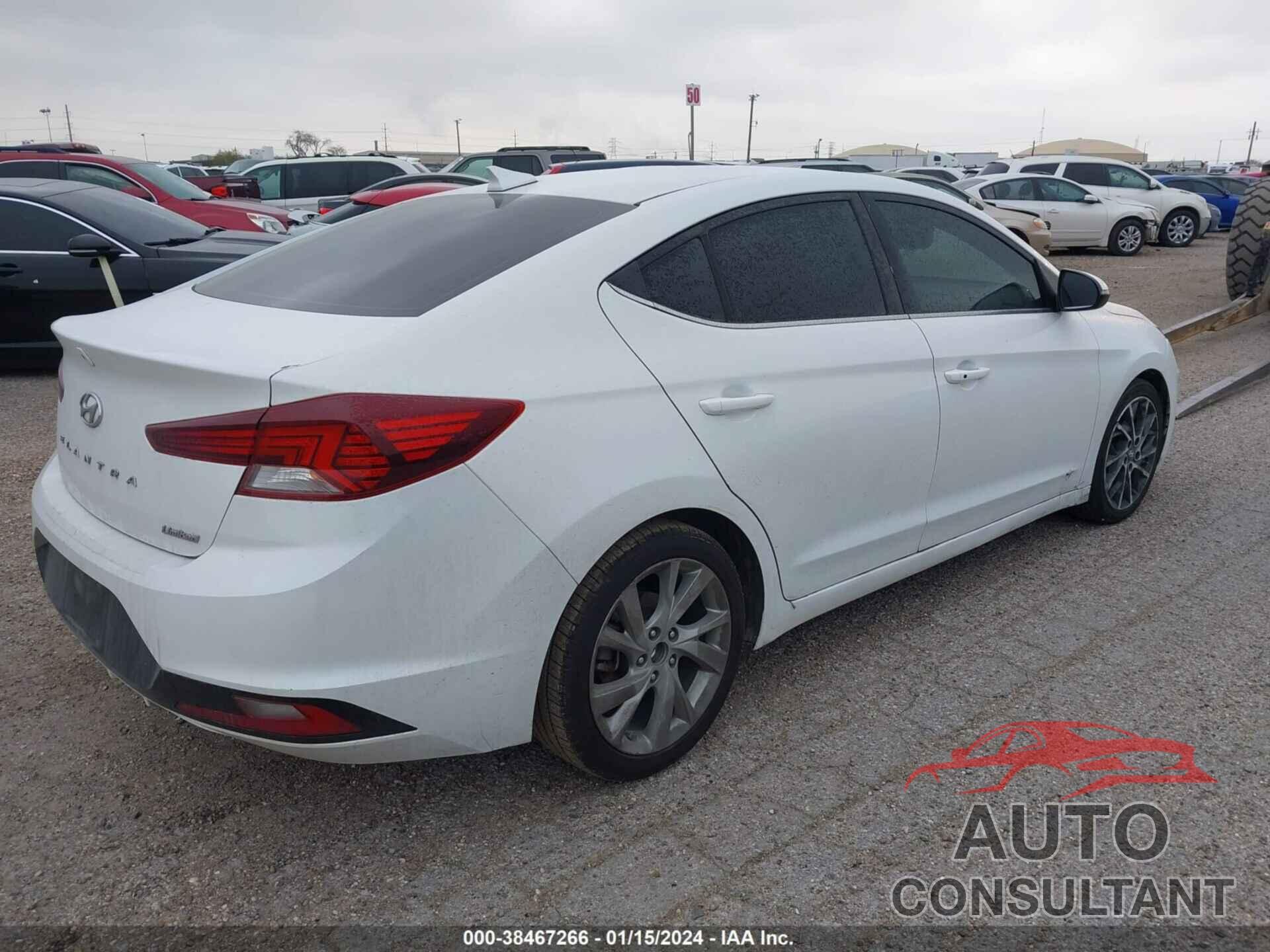 HYUNDAI ELANTRA 2019 - 5NPD84LF2KH478914