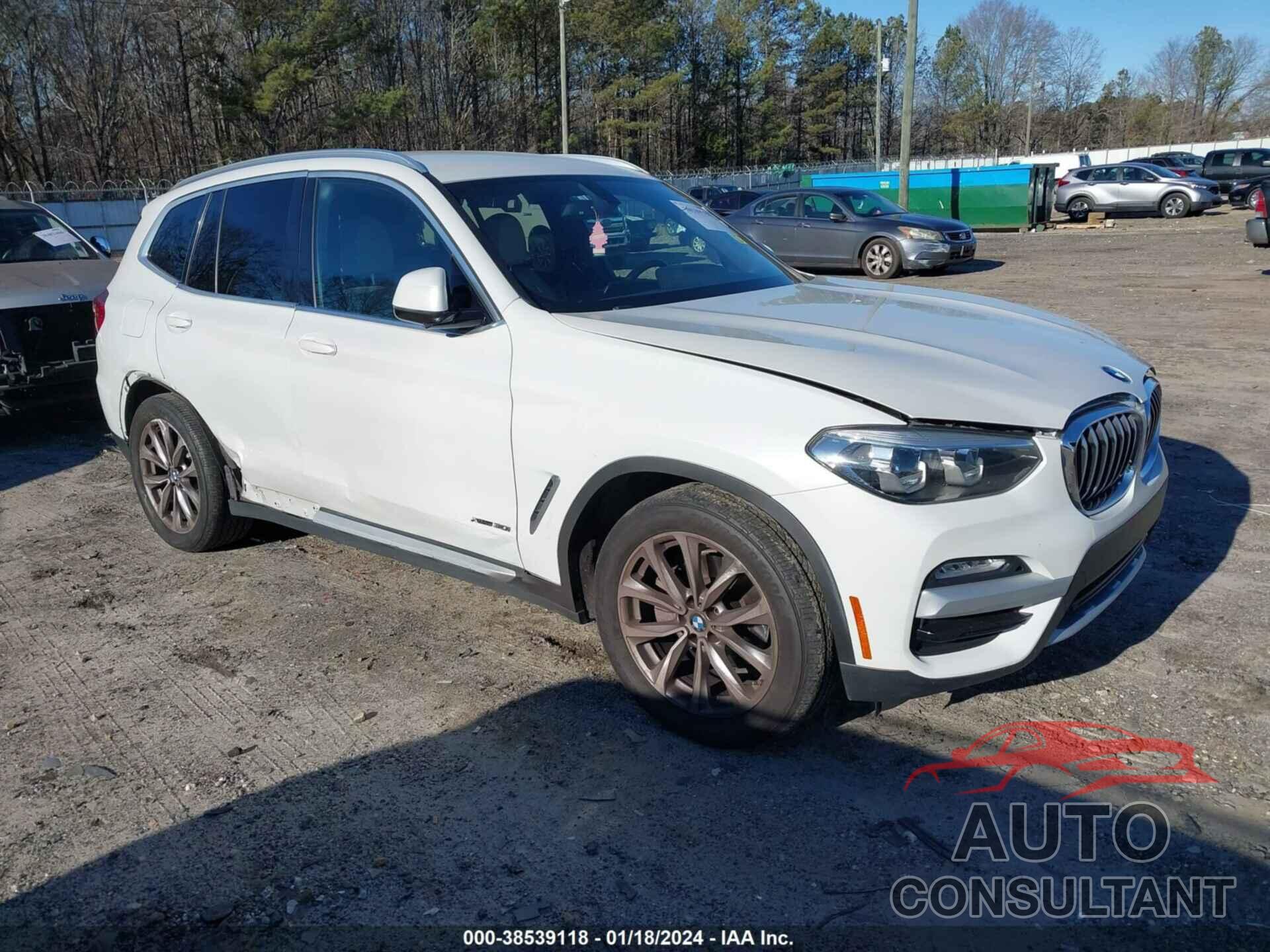 BMW X3 2018 - 5UXTR9C58JLC73557