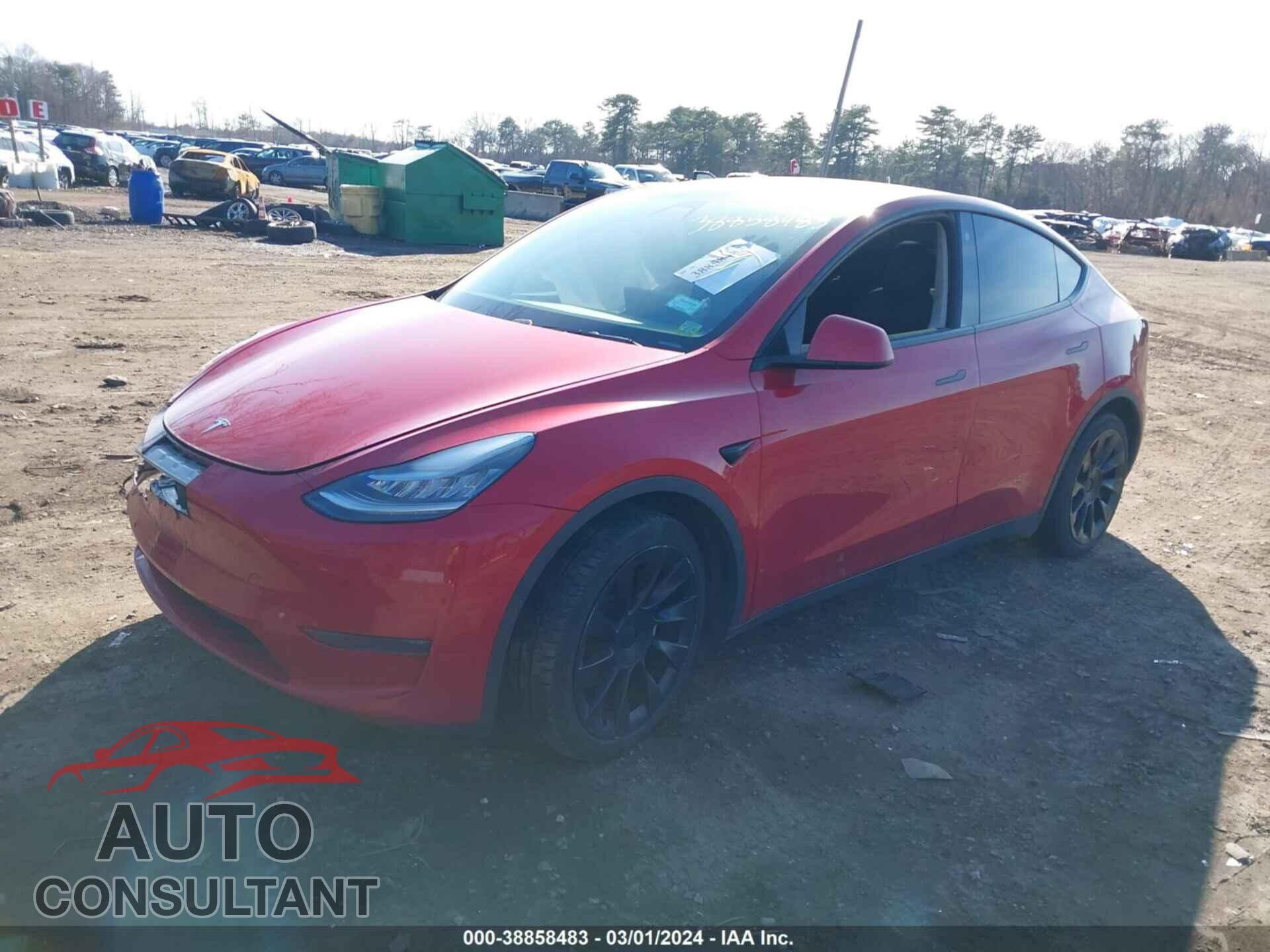 TESLA MODEL Y 2021 - 5YJYGDEE5MF080798