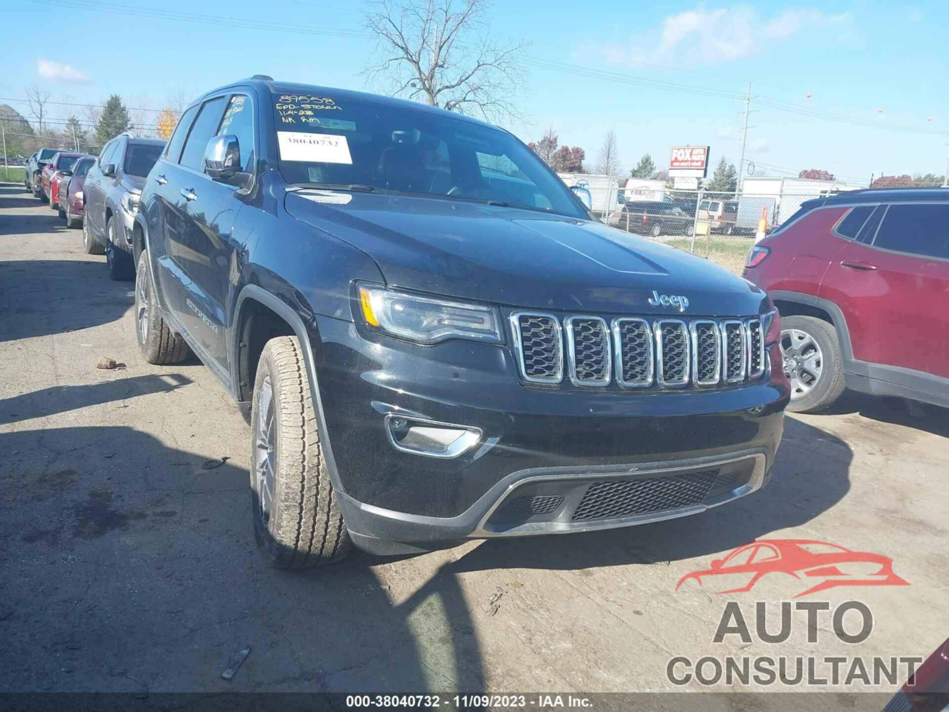 JEEP GRAND CHEROKEE 2018 - 1C4RJFBG6JC134545