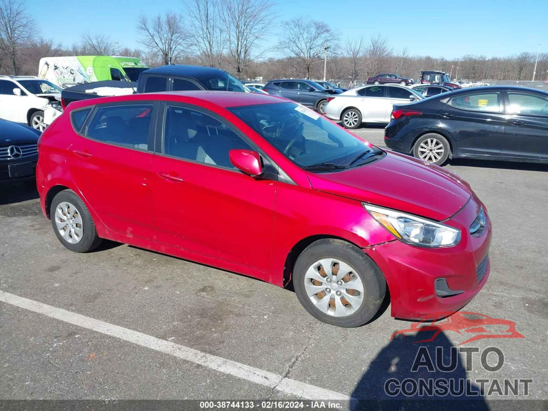 HYUNDAI ACCENT 2016 - KMHCT5AE5GU242549