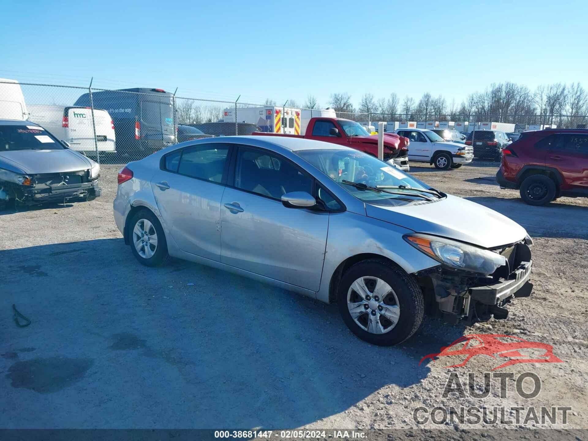 KIA FORTE 2016 - KNAFK4A68G5567503