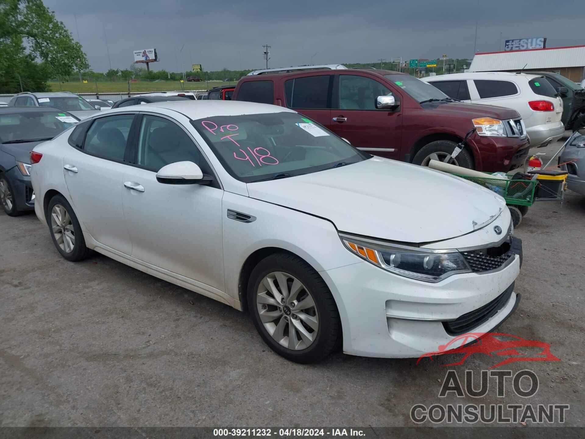 KIA OPTIMA 2016 - 5XXGU4L32GG120052