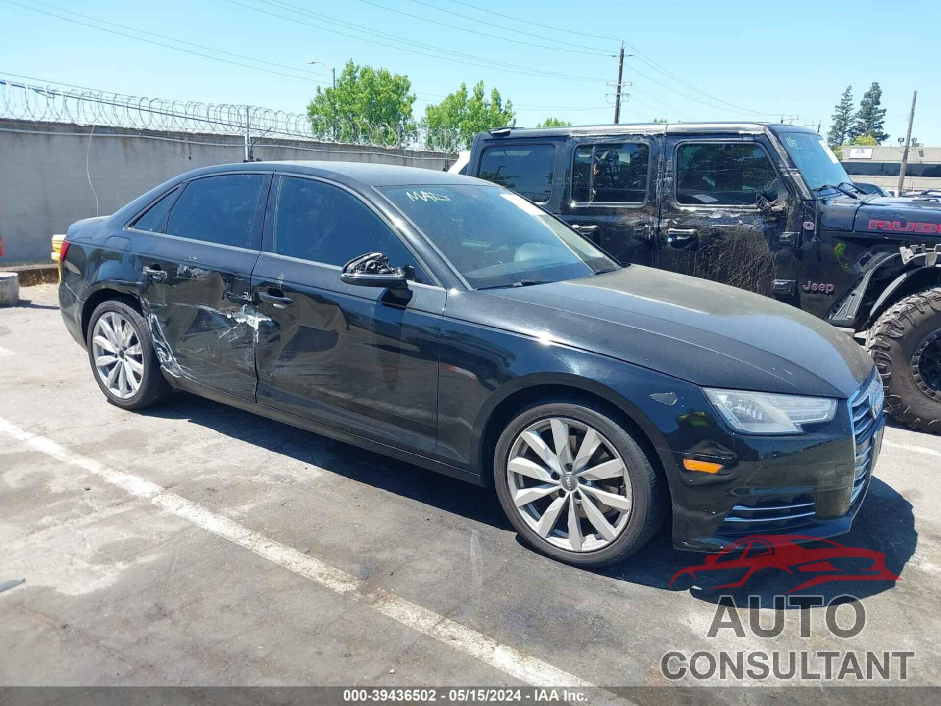 AUDI A4 2017 - WAUGMAF42HN037551