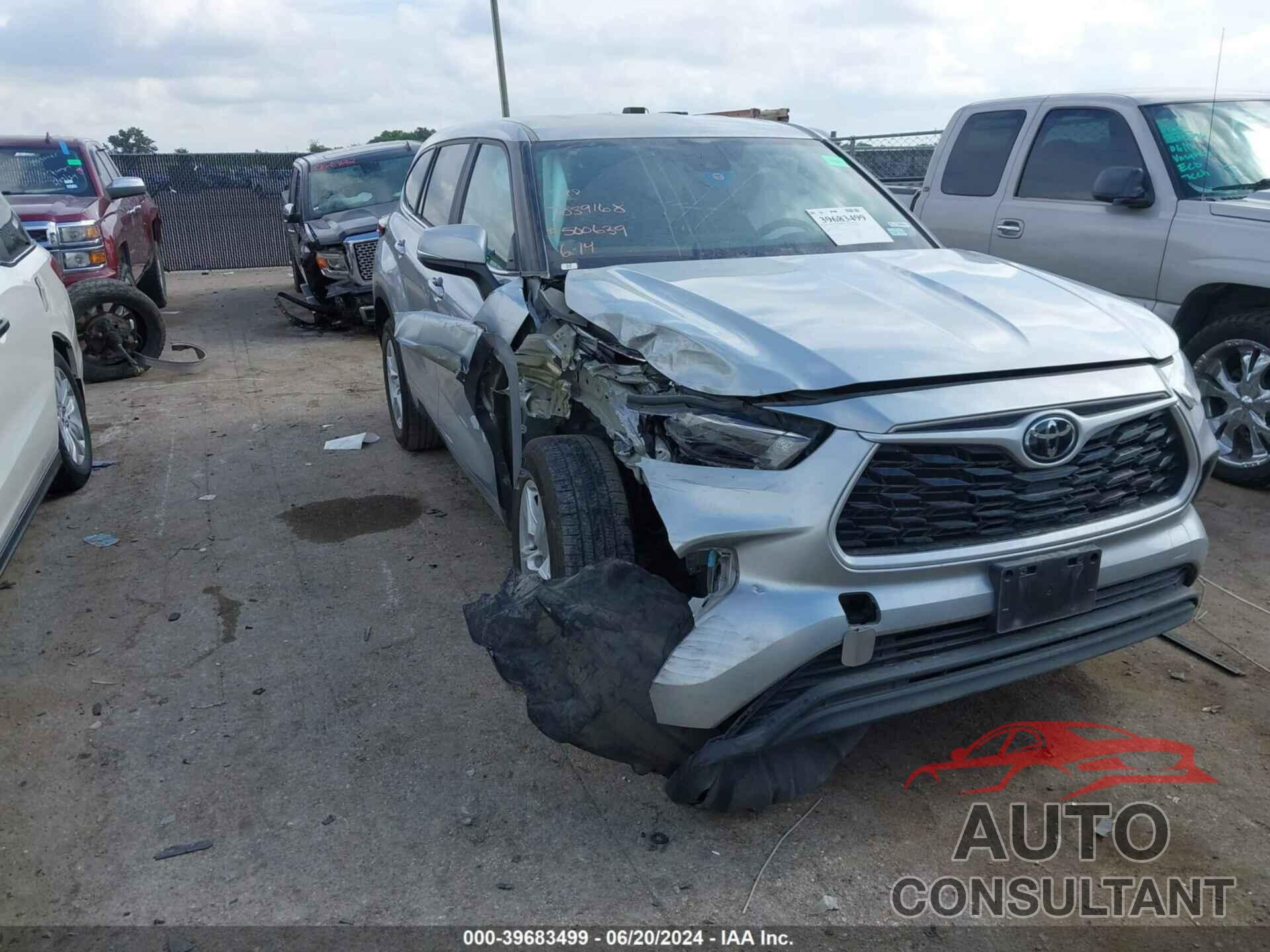 TOYOTA HIGHLANDER 2023 - 5TDKDRAH0PS500639