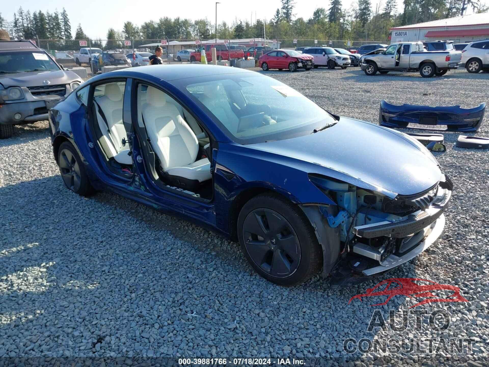 TESLA MODEL 3 2022 - 5YJ3E1EAXNF159283