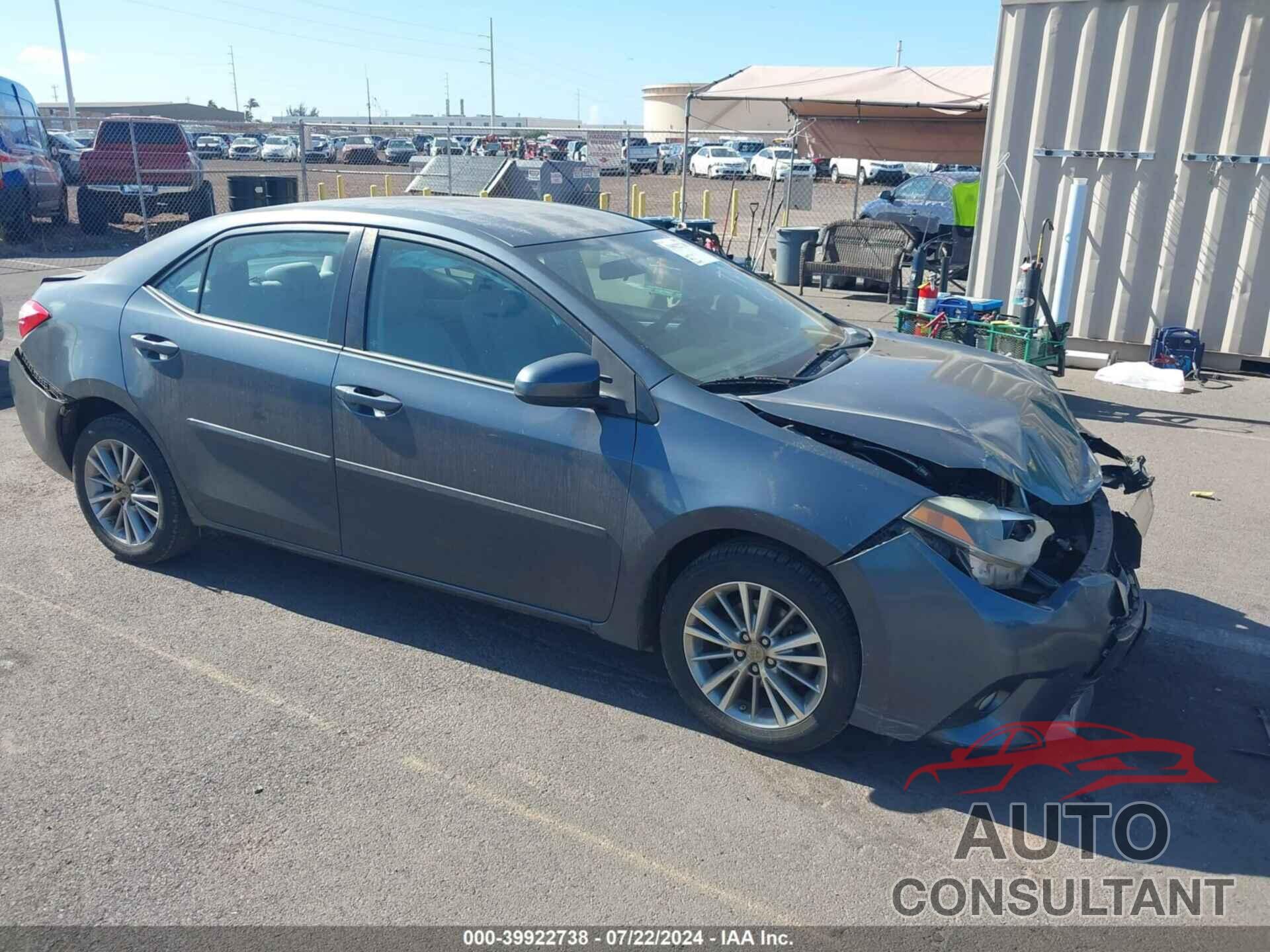 TOYOTA COROLLA 2015 - 5YFBURHE4FP245139
