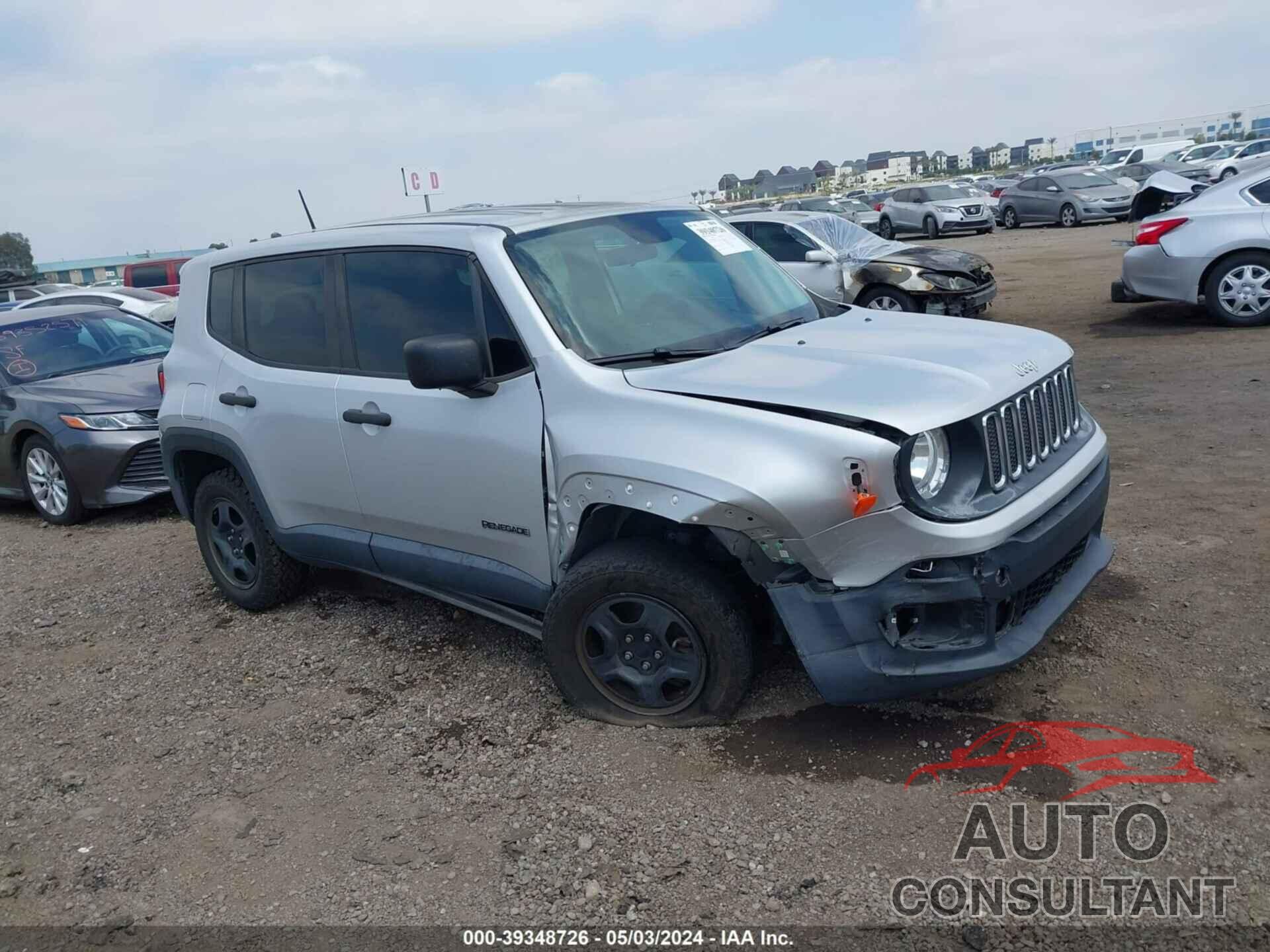 JEEP RENEGADE 2016 - ZACCJBAW3GPE38637