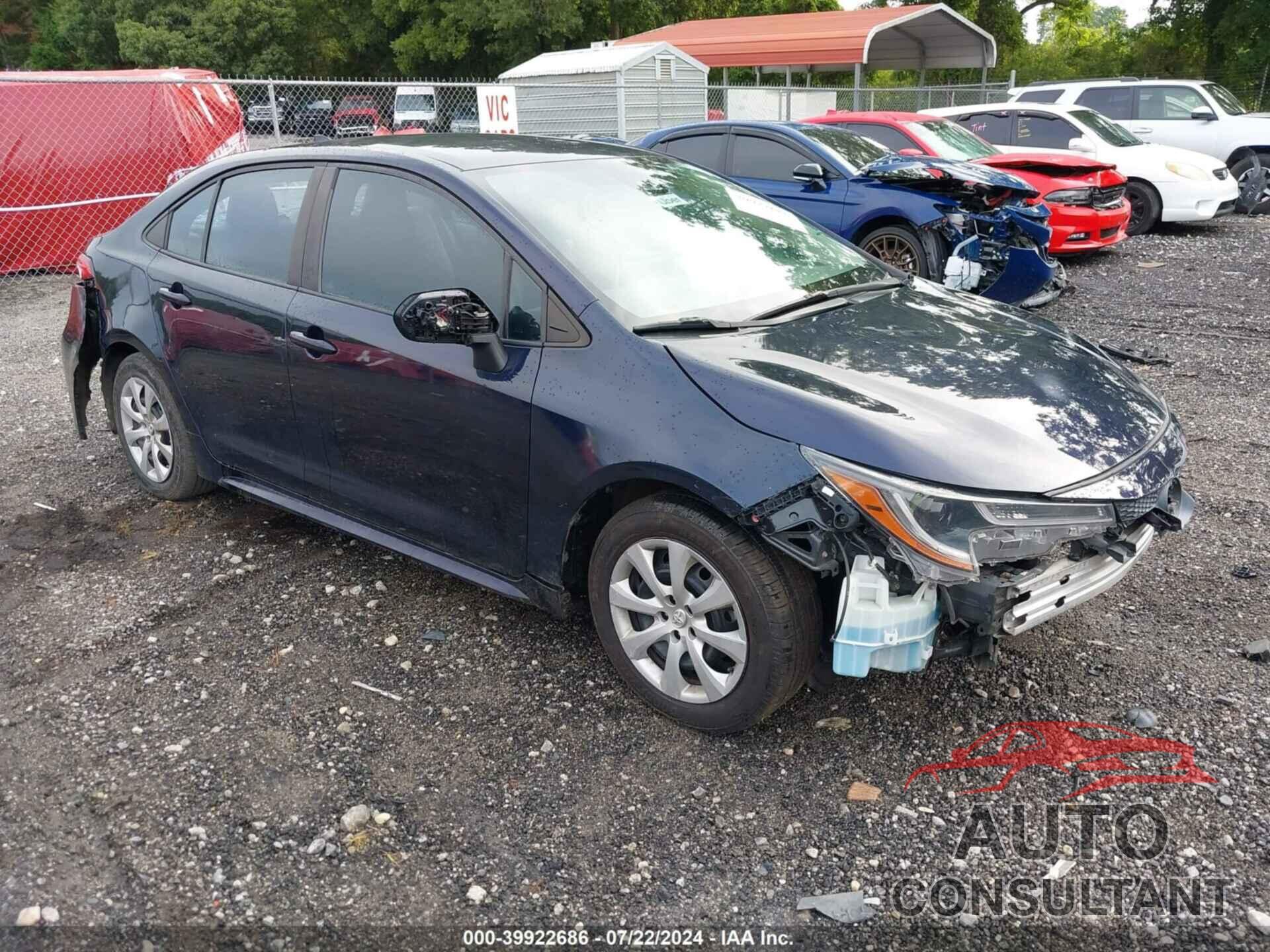 TOYOTA COROLLA 2020 - 5YFEPRAEXLP137652